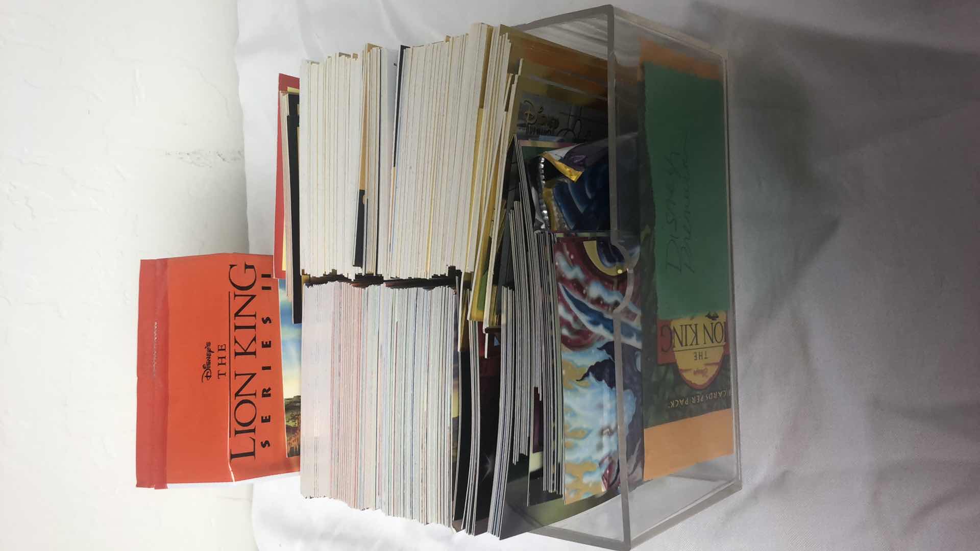 Photo 1 of APPROX 250 DISNEY COLLECTIBLE TRADING CARDS