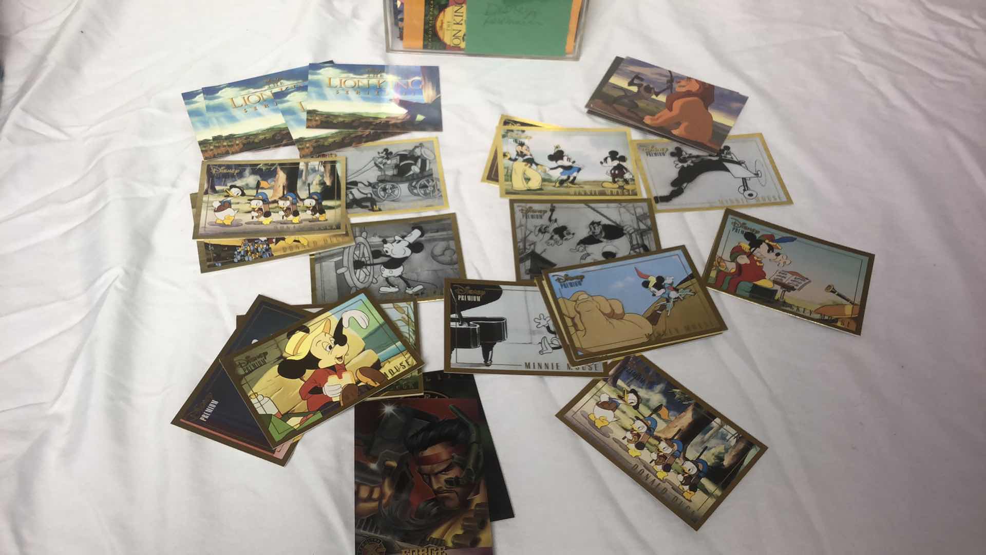 Photo 1 of APPROX 250 DISNEY COLLECTIBLE TRADING CARDS