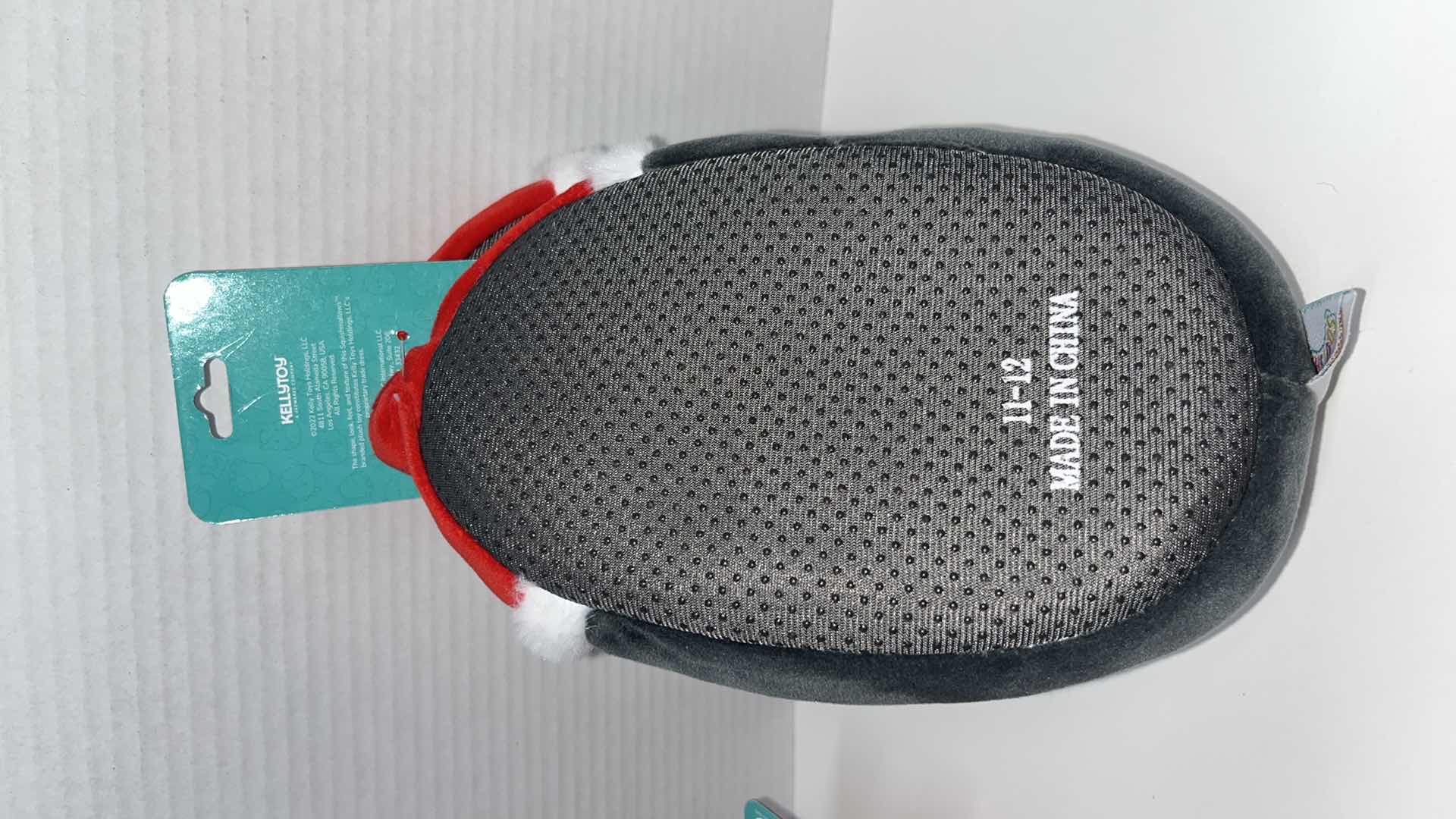 Photo 1 of KELLYTOY SQUISHMALLOWS PLUSH KIDS SLIPPERS, PENGUIN SIZE 11-12 (3)