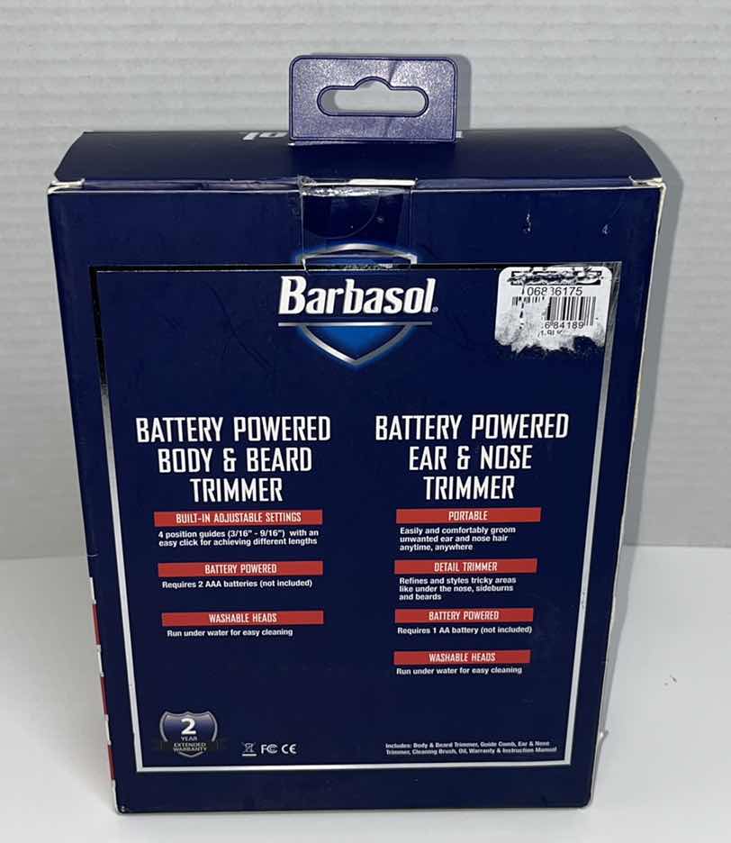 Photo 1 of NEW BARBASOL 4 PC GROOMING SET (1)