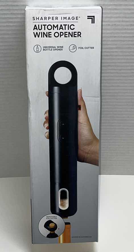 Photo 1 of NEW SHARPER IMAGE UNIVERSAL AUTOMATIC WINE OPENER (1)