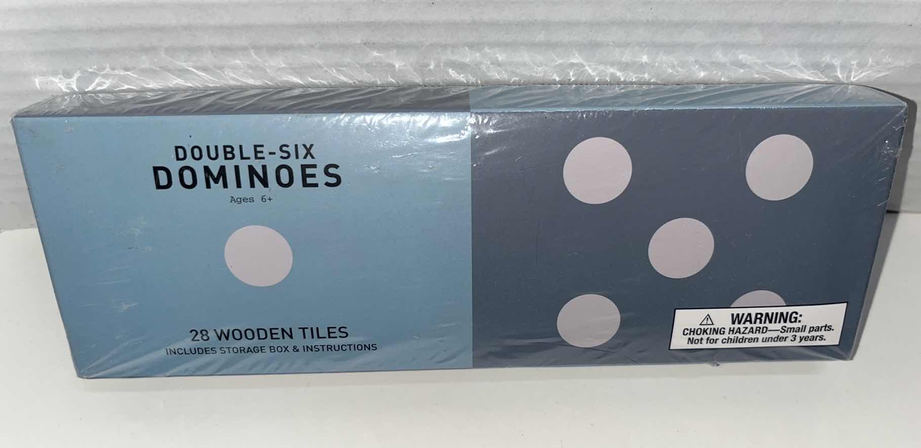 Photo 1 of ASSORTED GAMES- DOUBLE SIX DOMINOES, THE OFFICE TRIVIA & IQ PUZZLE (3)