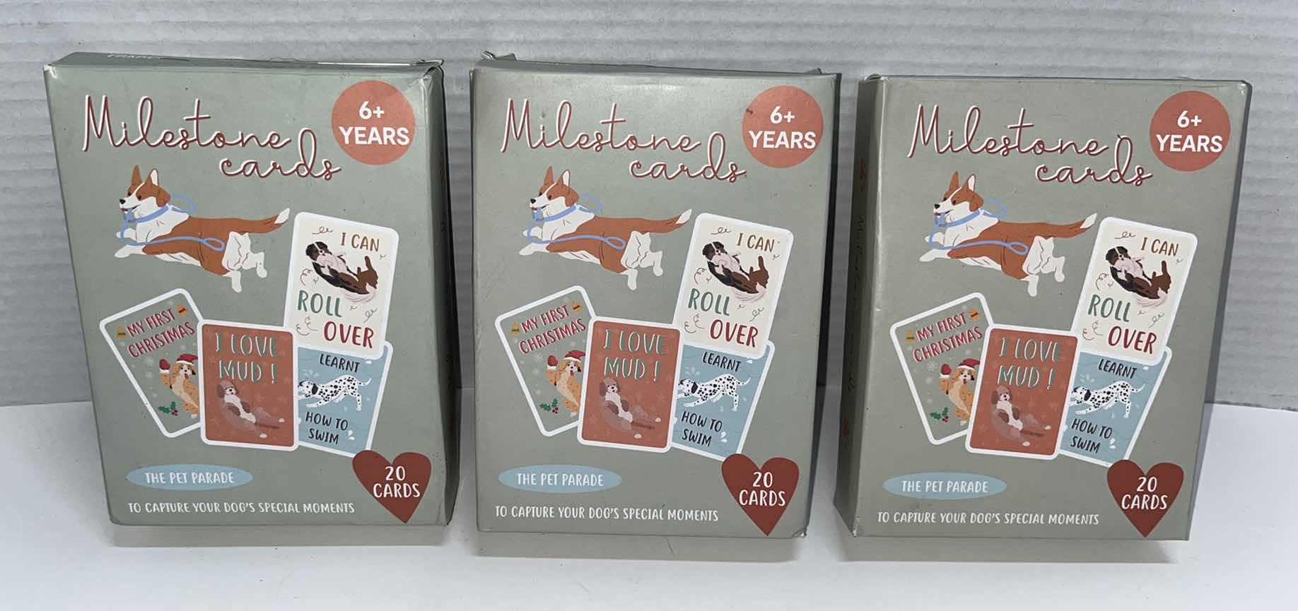 Photo 1 of NEW THE PET PARADE MILESTONE CARDS, 20 CARDS PER SET (3)