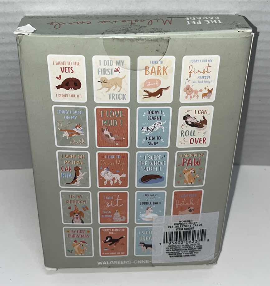 Photo 1 of NEW THE PET PARADE MILESTONE CARDS, 20 CARDS PER SET (3)