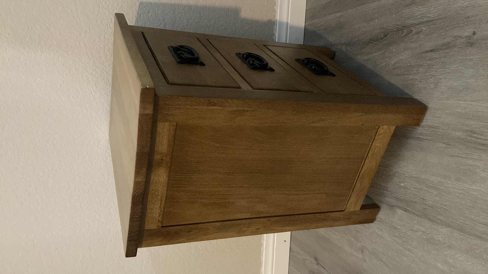 Photo 1 of SURREY OAK 3 DRAWER NIGHTSTAND  16.5” X 12.25” H22”