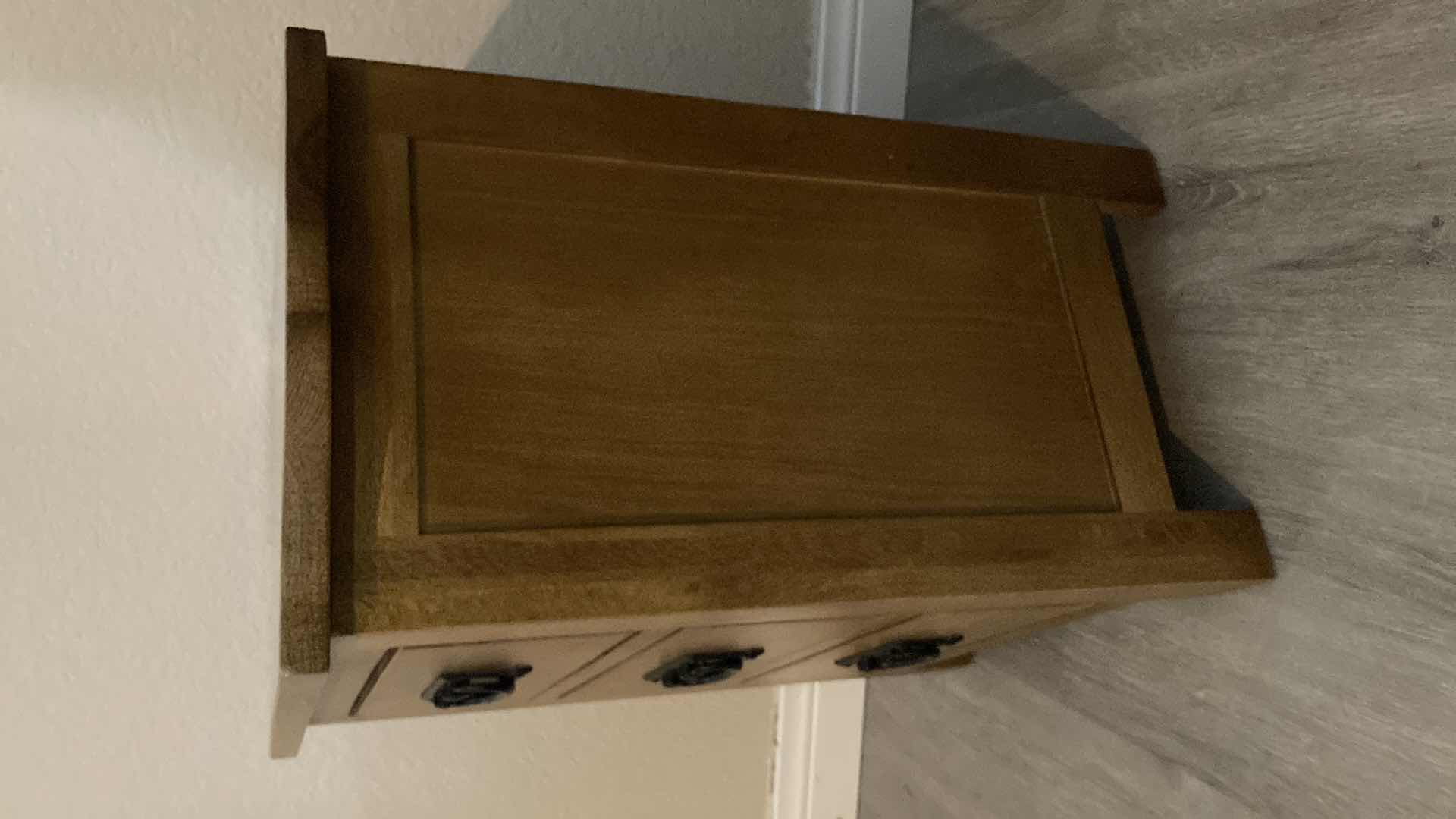 Photo 1 of SURREY OAK 3 DRAWER NIGHTSTAND  16.5” X 12.25” H22”