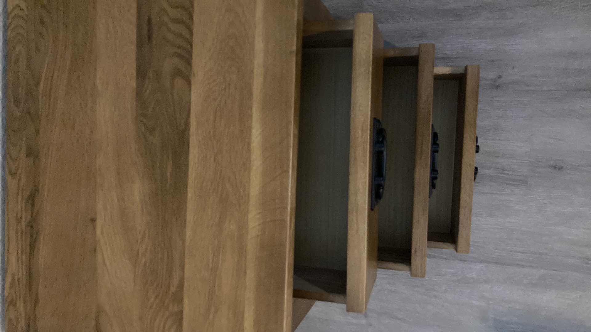 Photo 1 of SURREY OAK 3 DRAWER NIGHTSTAND  16.5” X 12.25” H22”