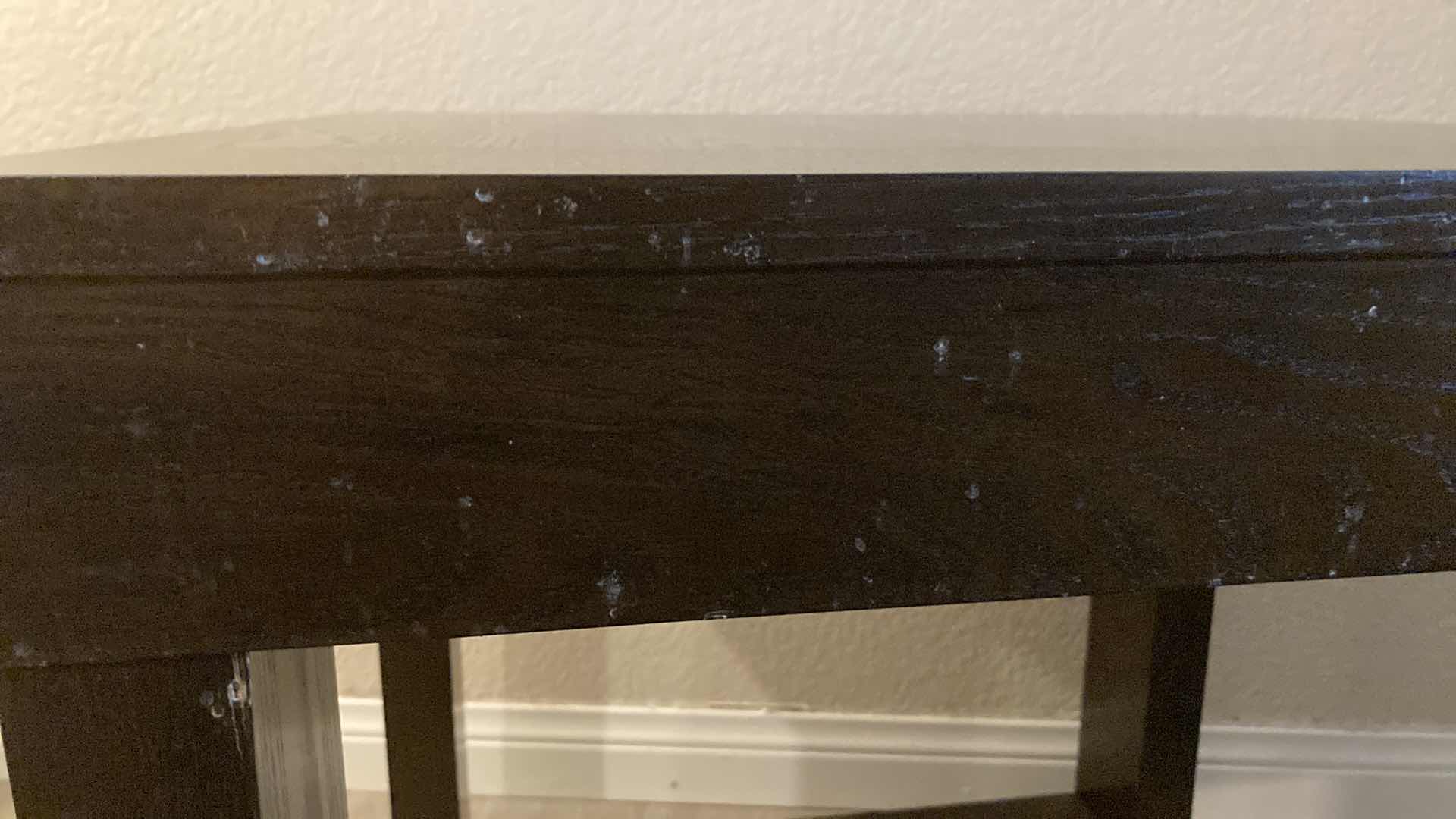Photo 1 of ASHLEY FURNITURE WATSON CLASSIC DARK BROWN WOOD FINISH OVERSIZED END TABLE 24” X 24” H24”