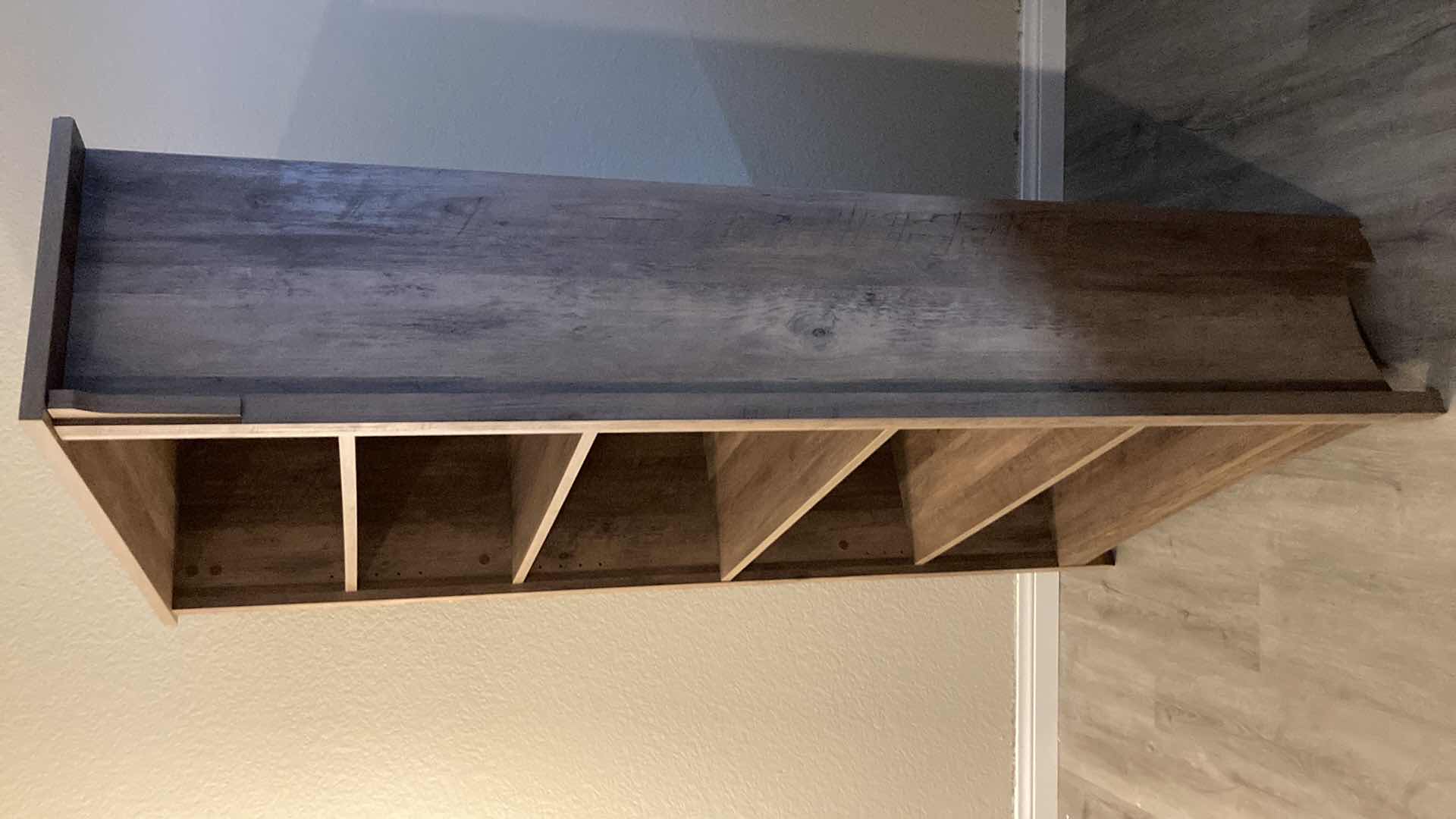 Photo 1 of BUSH FURNITURE SALINAS RECLAIMED PINE FINISH BOOKSHELF 32” X 12” H63”