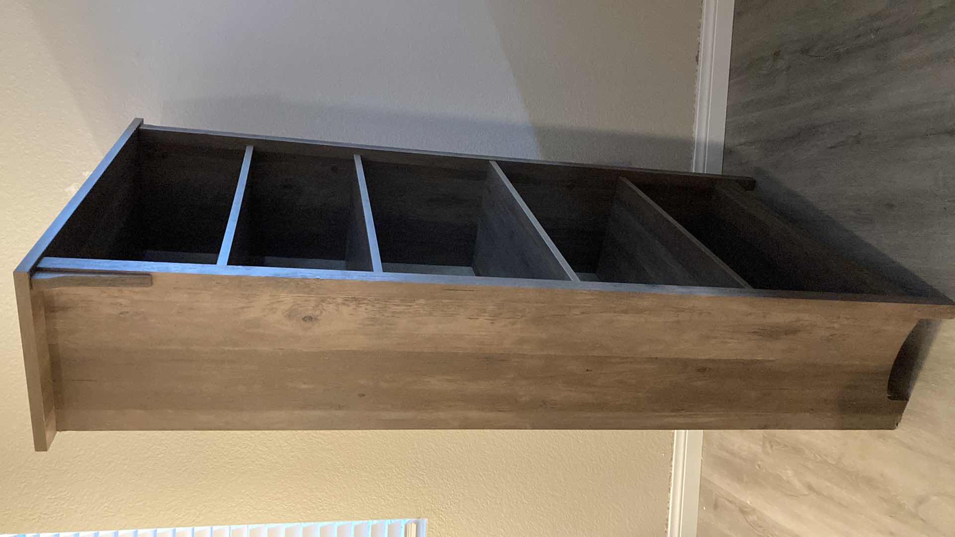 Photo 1 of BUSH FURNITURE SALINAS RECLAIMED PINE FINISH BOOKSHELF 32” X 12” H63”