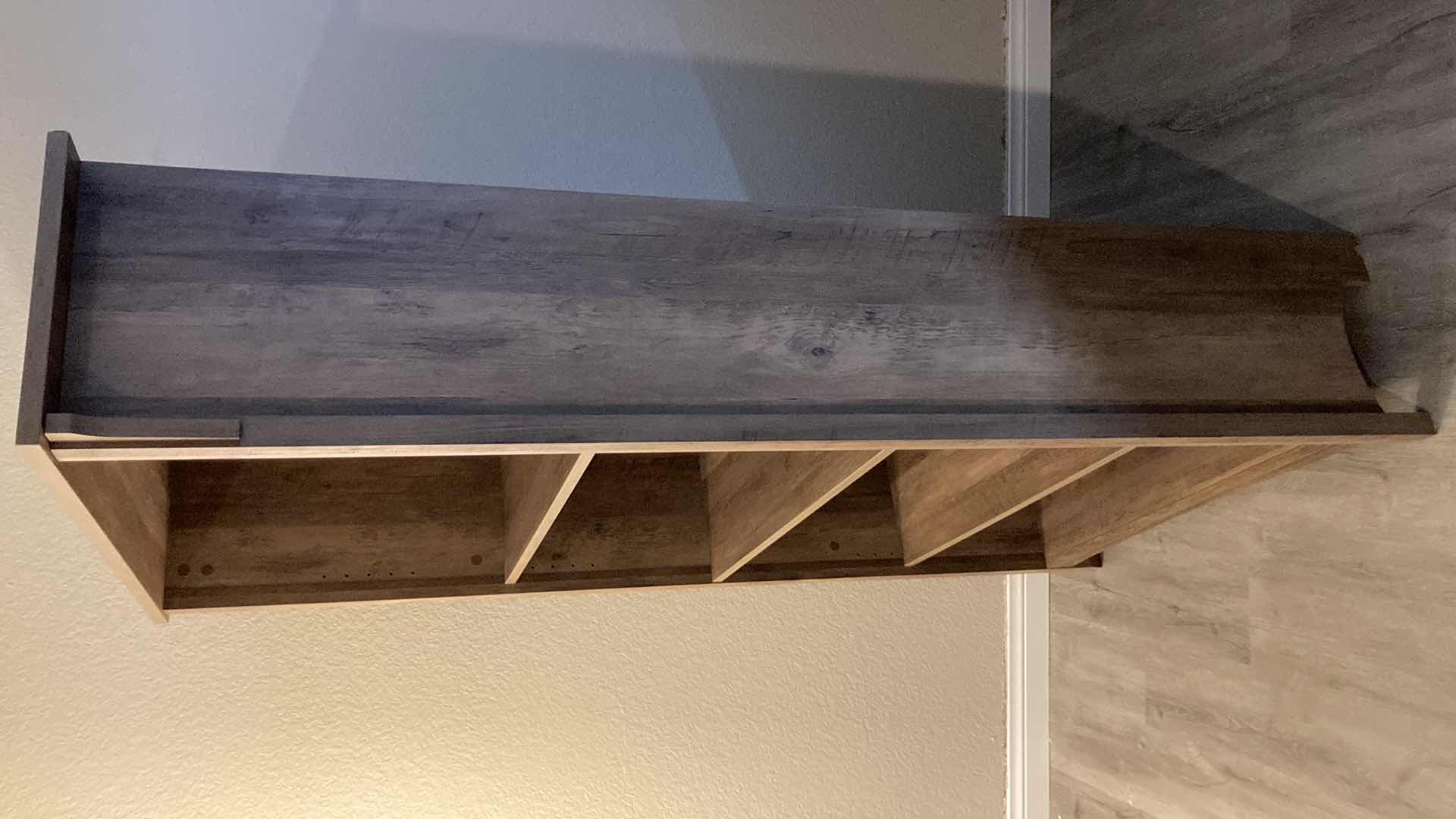 Photo 1 of BUSH FURNITURE SALINAS RECLAIMED PINE FINISH TIER BOOKSHELF 32” X 12” H63”