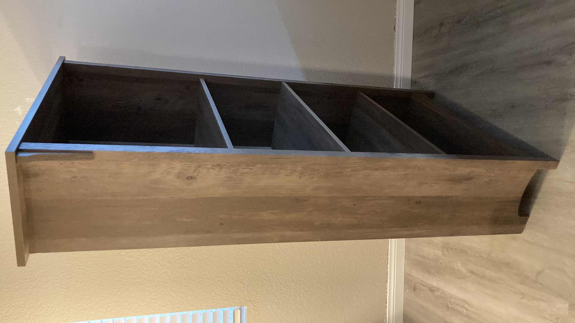 Photo 1 of BUSH FURNITURE SALINAS RECLAIMED PINE FINISH TIER BOOKSHELF 32” X 12” H63”