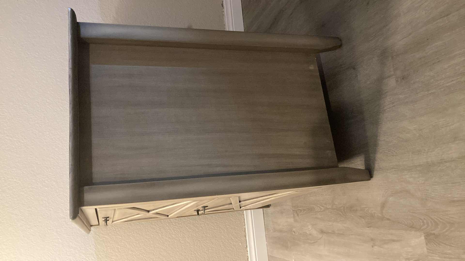 Photo 3 of KEY WEST GREY WASHED WOOD FINISH 2 DRAWER LATERAL FILE CABINET 30” X 20” H30”