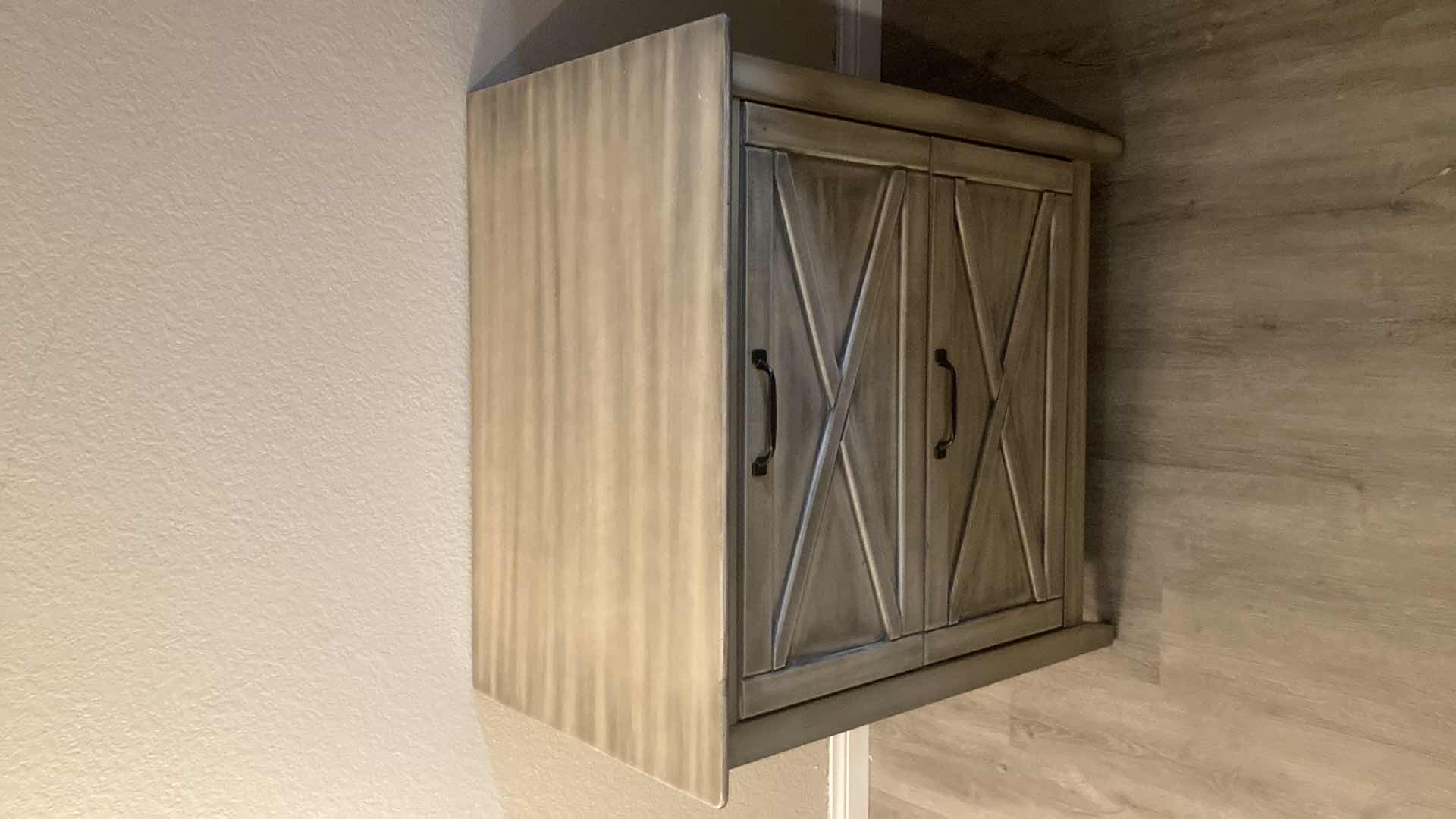 Photo 2 of KEY WEST GREY WASHED WOOD FINISH 2 DRAWER LATERAL FILE CABINET 30” X 20” H30”