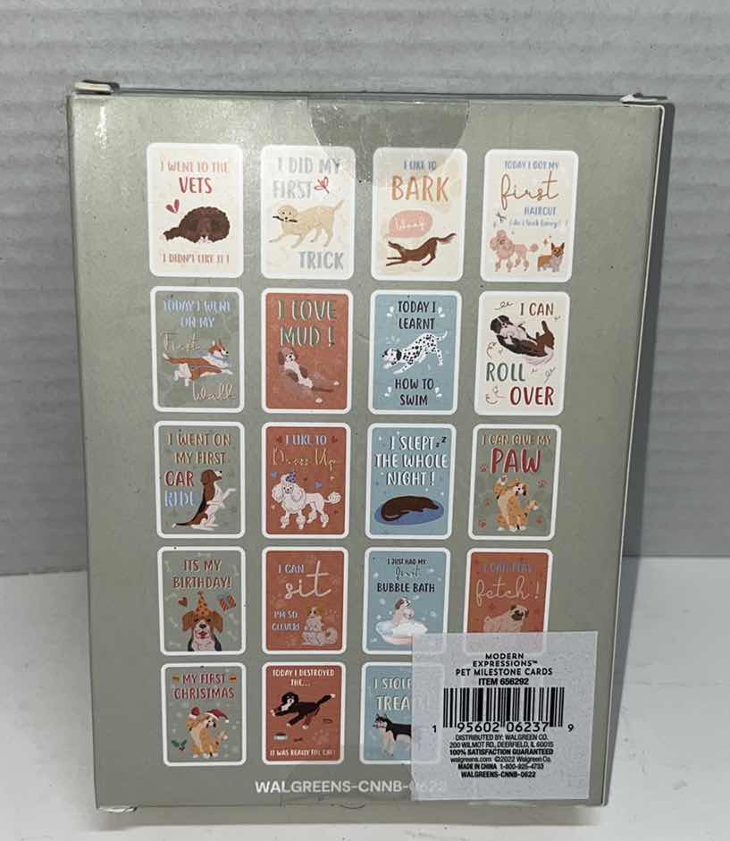 Photo 5 of NEW MODERN EXPRESSIONS MUG AND DOG TOY, THE PET PARADE MILESTONES CARDS & BE JOLLY DOG 150 PC MINI PUZZLE (3)