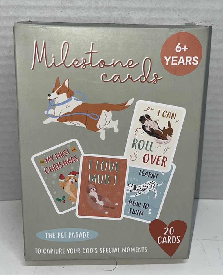 Photo 4 of NEW MODERN EXPRESSIONS MUG AND DOG TOY, THE PET PARADE MILESTONES CARDS & BE JOLLY DOG 150 PC MINI PUZZLE (3)