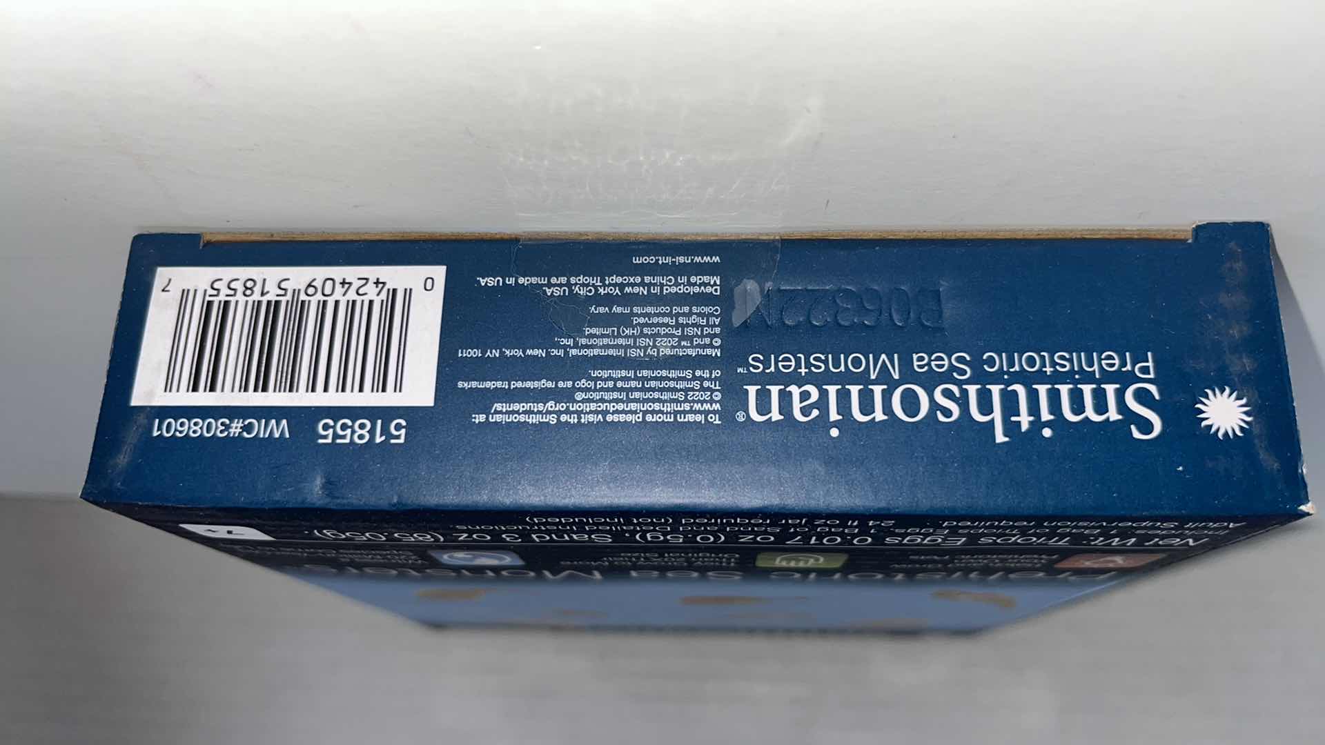 Photo 1 of NEW SMITHSONIAN STEM PREHISTORIC SEA MONSTERS, BAG OF TRIOP EGGS & SAND (2)