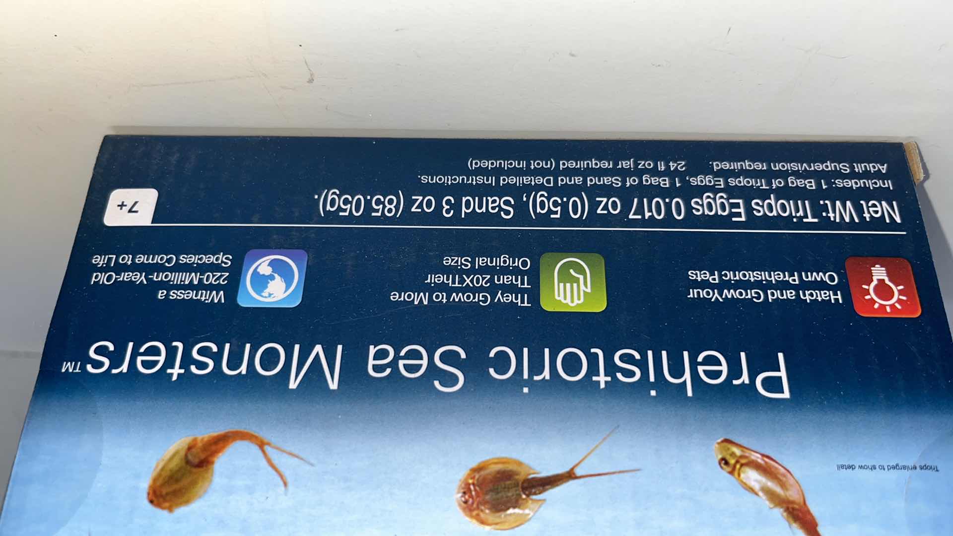 Photo 1 of NEW SMITHSONIAN STEM PREHISTORIC SEA MONSTERS, BAG OF TRIOP EGGS & SAND (2)