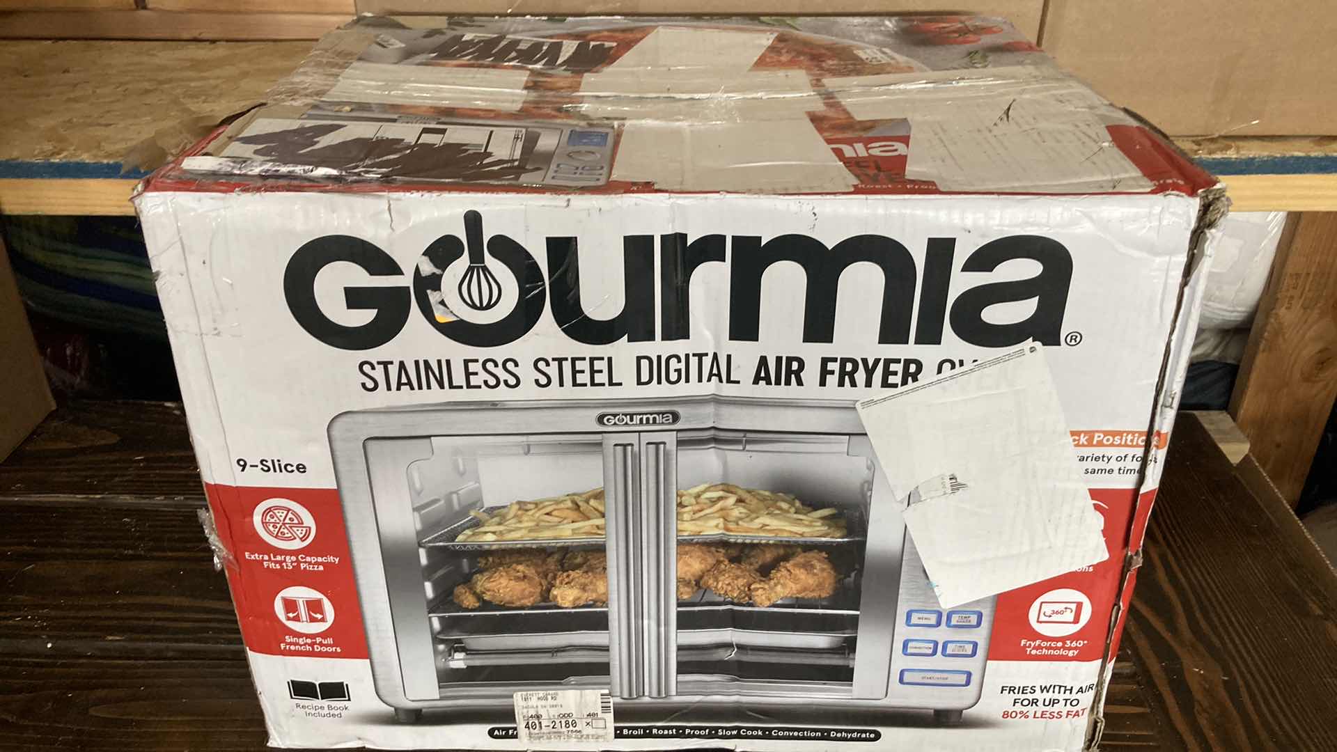 Photo 1 of NEW GOURMIA STAINLESS STEEL AIR FRYER OVEN 