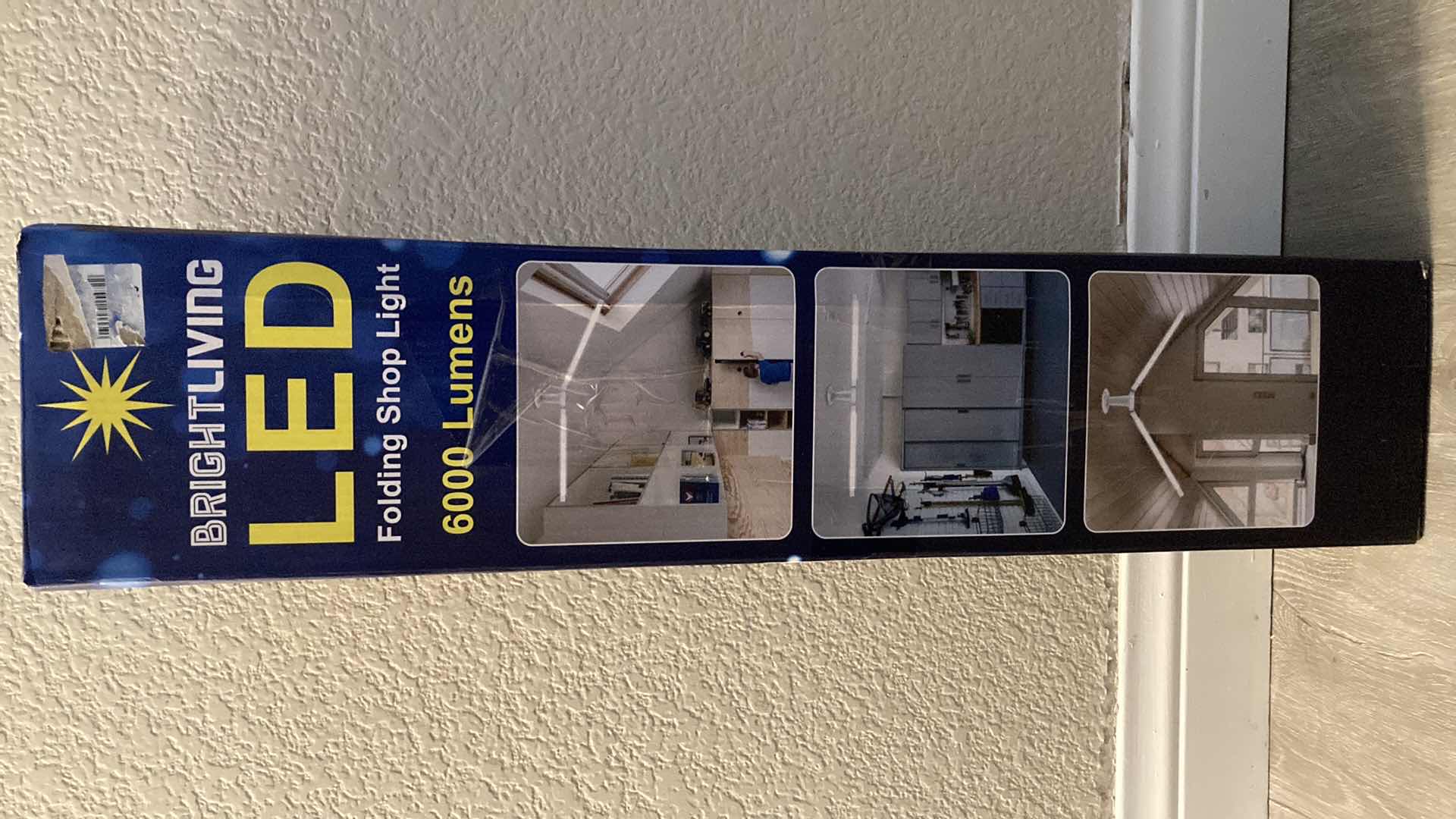 Photo 1 of NEW BRIGHT LIVING LED FOLDING SHOP LIGHT