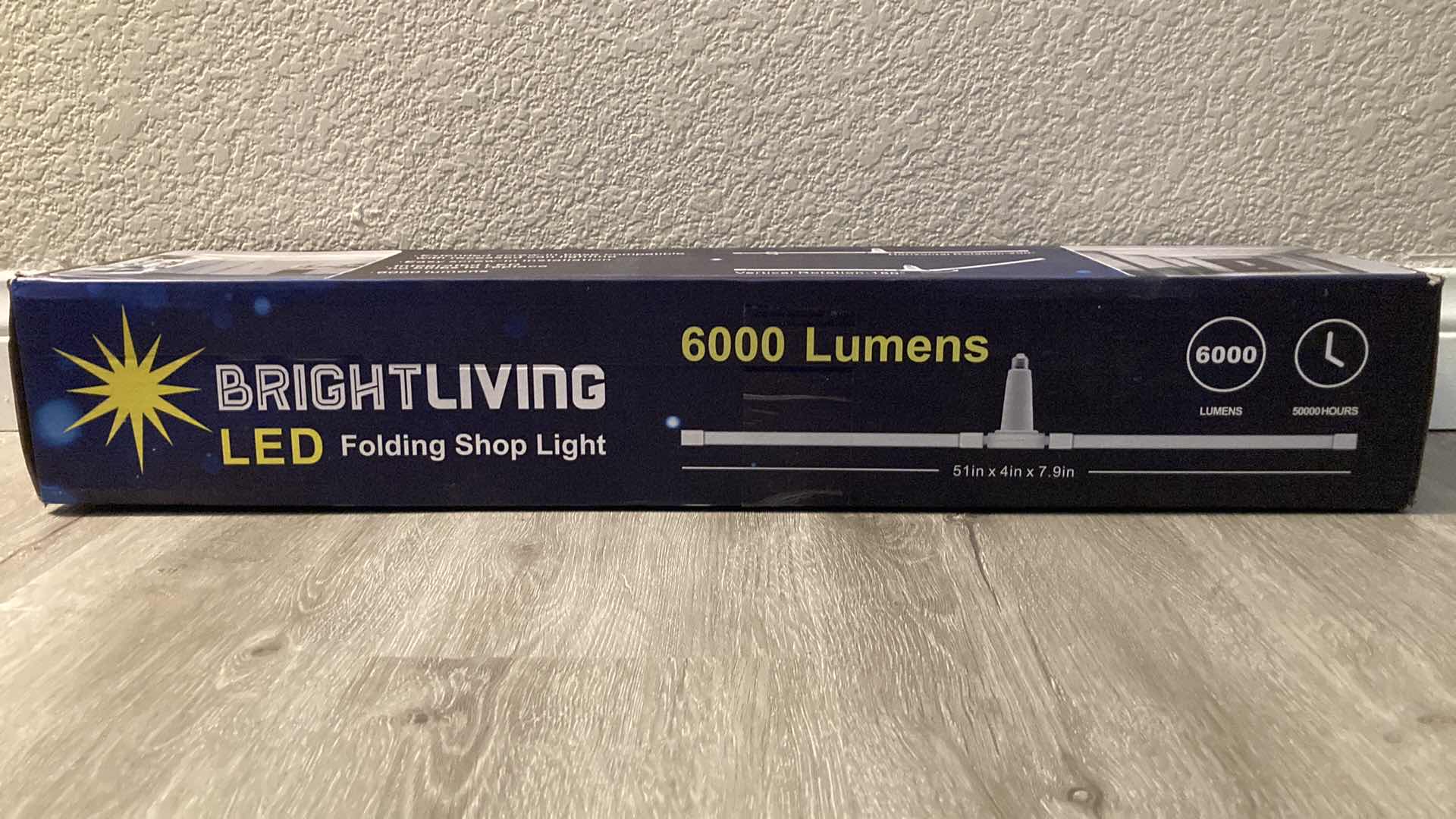 Photo 1 of NEW BRIGHT LIVING LED FOLDING SHOP LIGHT