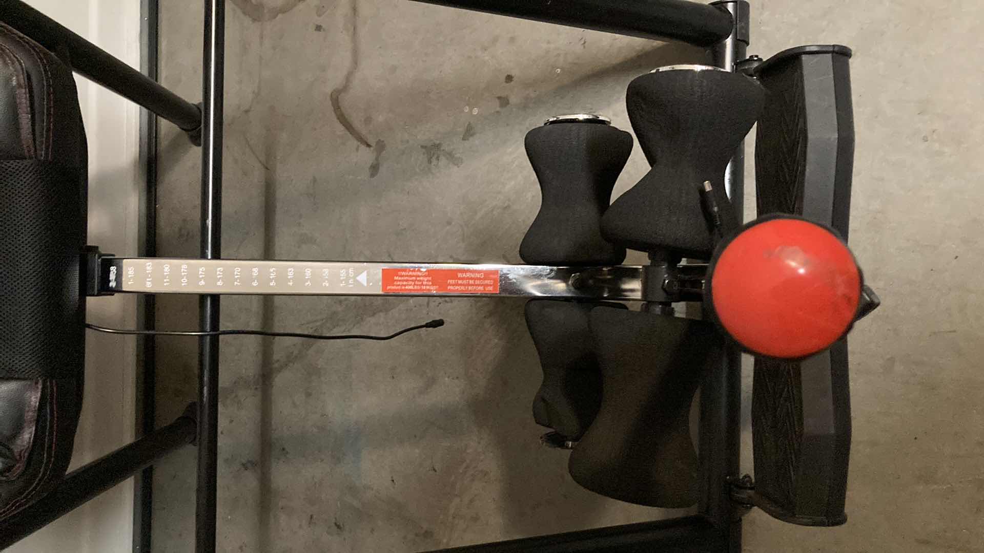 Photo 1 of HEALTH GEAR HEAT & MASSAGE INVERSION TABLE 400LB CAP 33” X 55” H71”