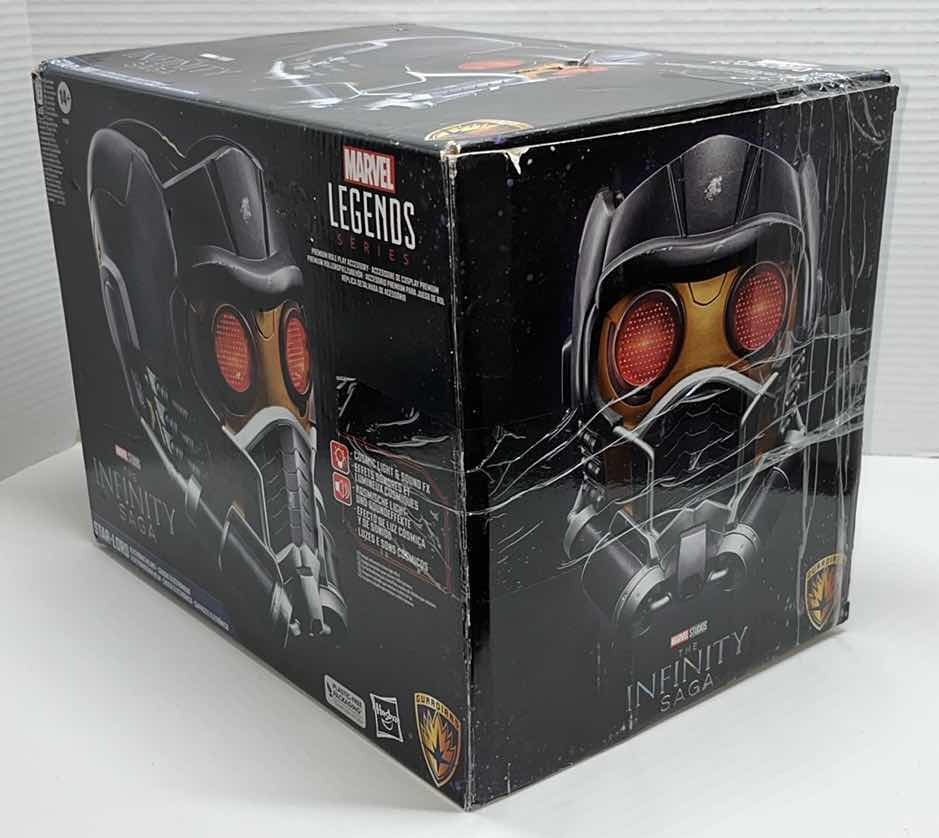 Photo 1 of HASBRO MARVEL LEGENDS SERIES THE INFINITY SAGA STAR-LORD ELECTRIC HELMET