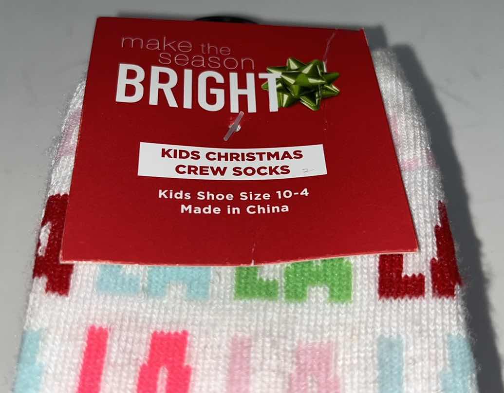 Photo 1 of NEW KIDS ANKLE SOCKS & HOLIDAY CREW SOCKS (9)