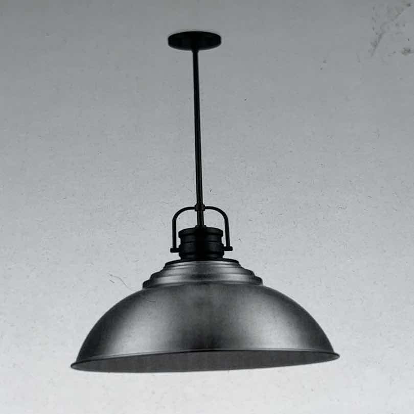Photo 1 of NEW HOME DECORATORS COLLECTION SHELSTON 16” BRUSHED NICKEL PENDANT FIXTURE, MODEL RS20190724116BN