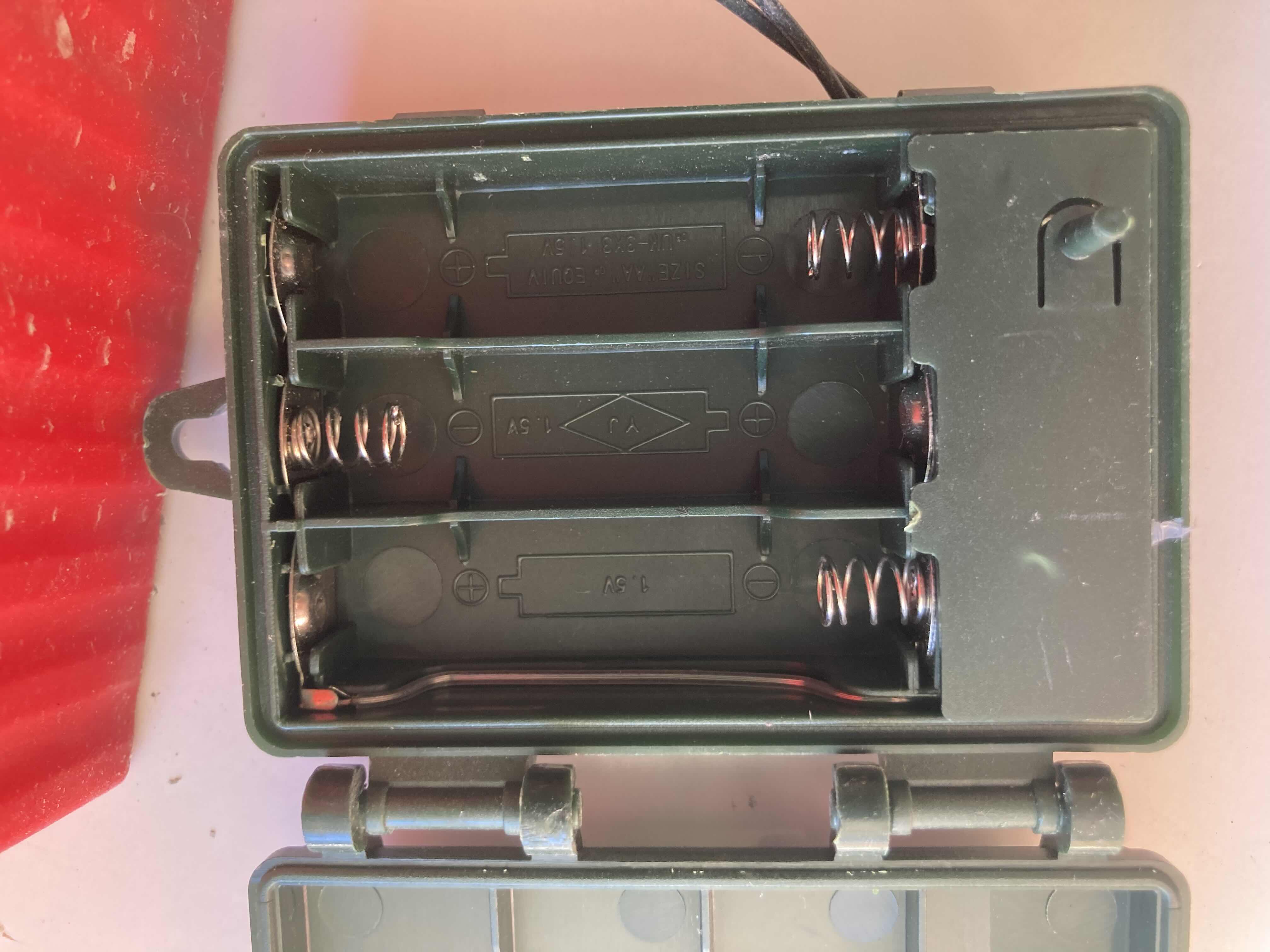 Photo 1 of MINI LIGHT UP CHRISTMAS TREES W CEMENTED PLASTIC SQUARE POTS (2) 13” X 35”