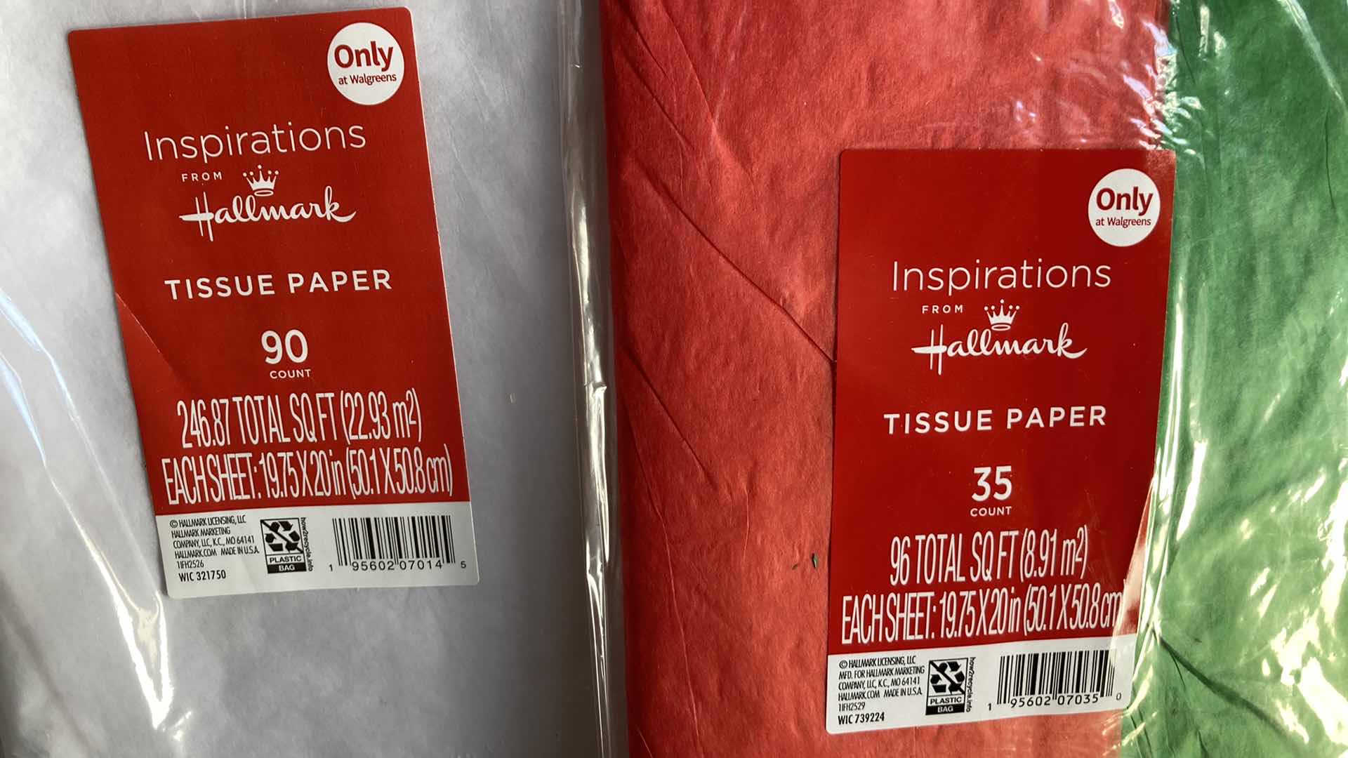 Photo 1 of NEW HALLMARK GIFT BOXES (3) & TISSUES PAPER (2)