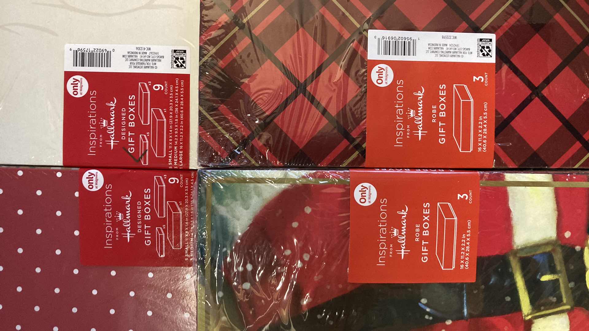 Photo 1 of NEW HALLMARK GIFT BOXES (4) & TISSUES PAPER (2)