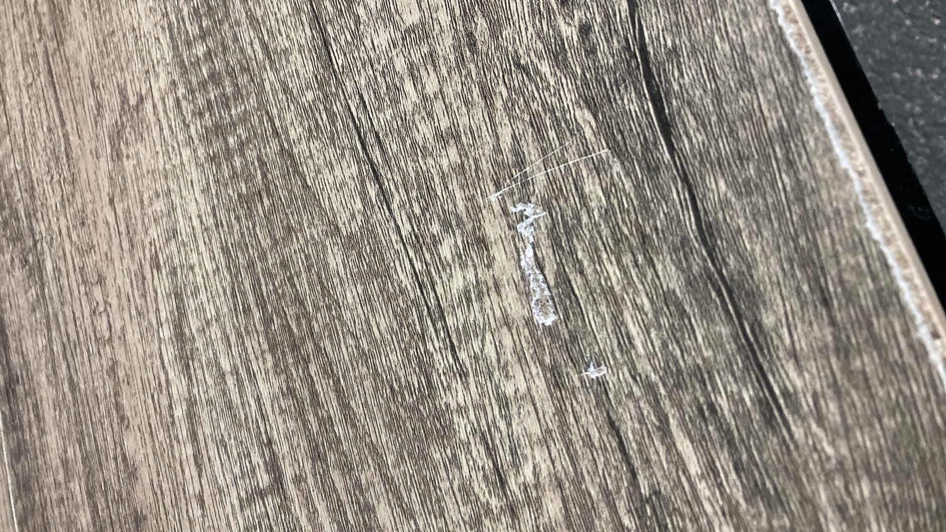 Photo 1 of AMERIWOOD HOME TWO TONE WOOD TOP FINISH PLANK BOARD COFFEE TABLE 35.5” X 35.5” H17”