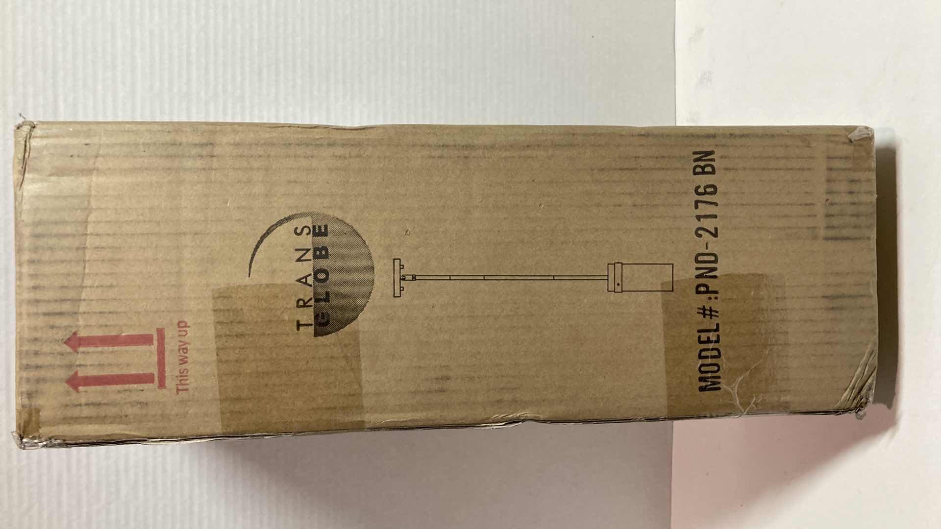 Photo 1 of NEW TRANS GLOBE LIGHTING BRUSHED NICKEL COSBY MINI PENDANT LIGHT MODEL PND-2176BN