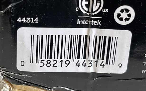 Photo 1 of NEW GLOBE ELECTRIC BOWERY 1-LIGHT INDOOR/OUTDOOR WALL SCONCE, MATTE BLACK FINISH W CLEAR GLASS PANES MODEL 44314