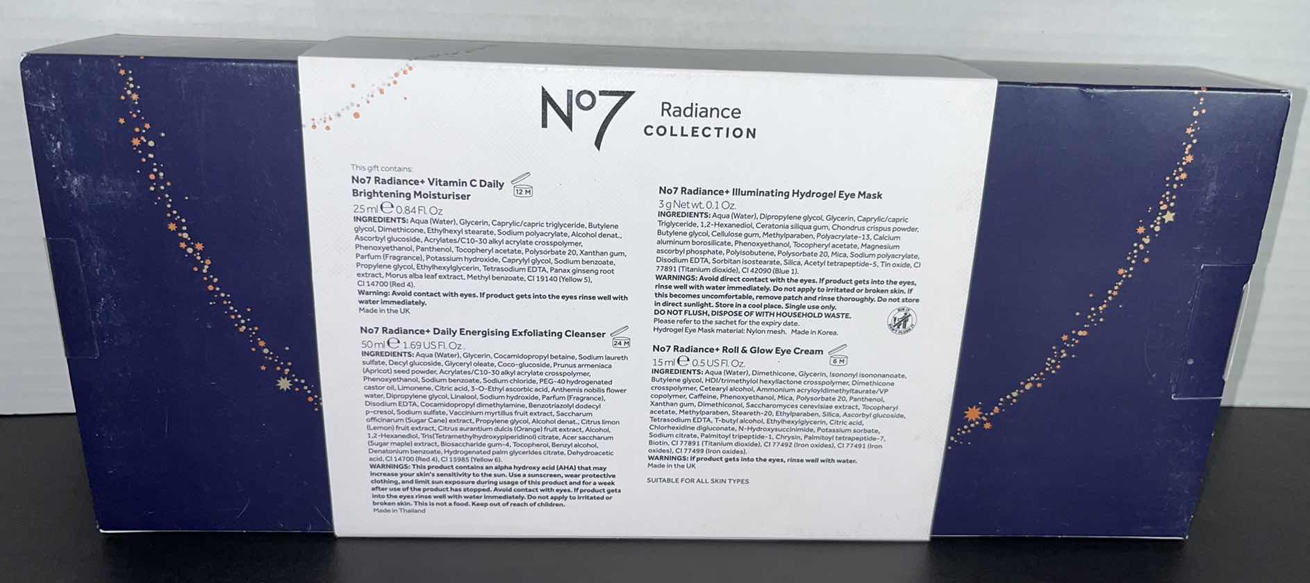 Photo 1 of 30NEW NO 7 RADIANCE 4-PC COLLECTION GIFT SET