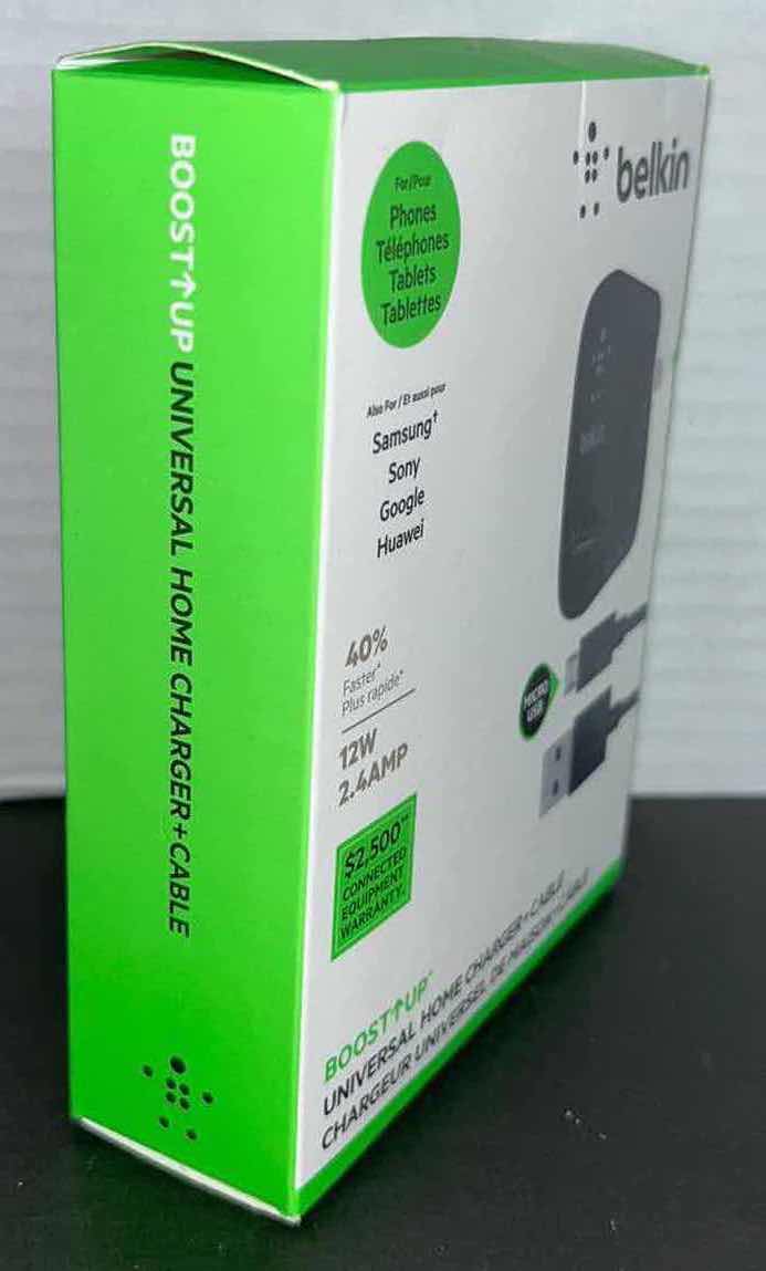 Photo 1 of NEW BELKIN BOOST UP UNIVERSAL HOME CHARGER + CABLE, MICRO USB