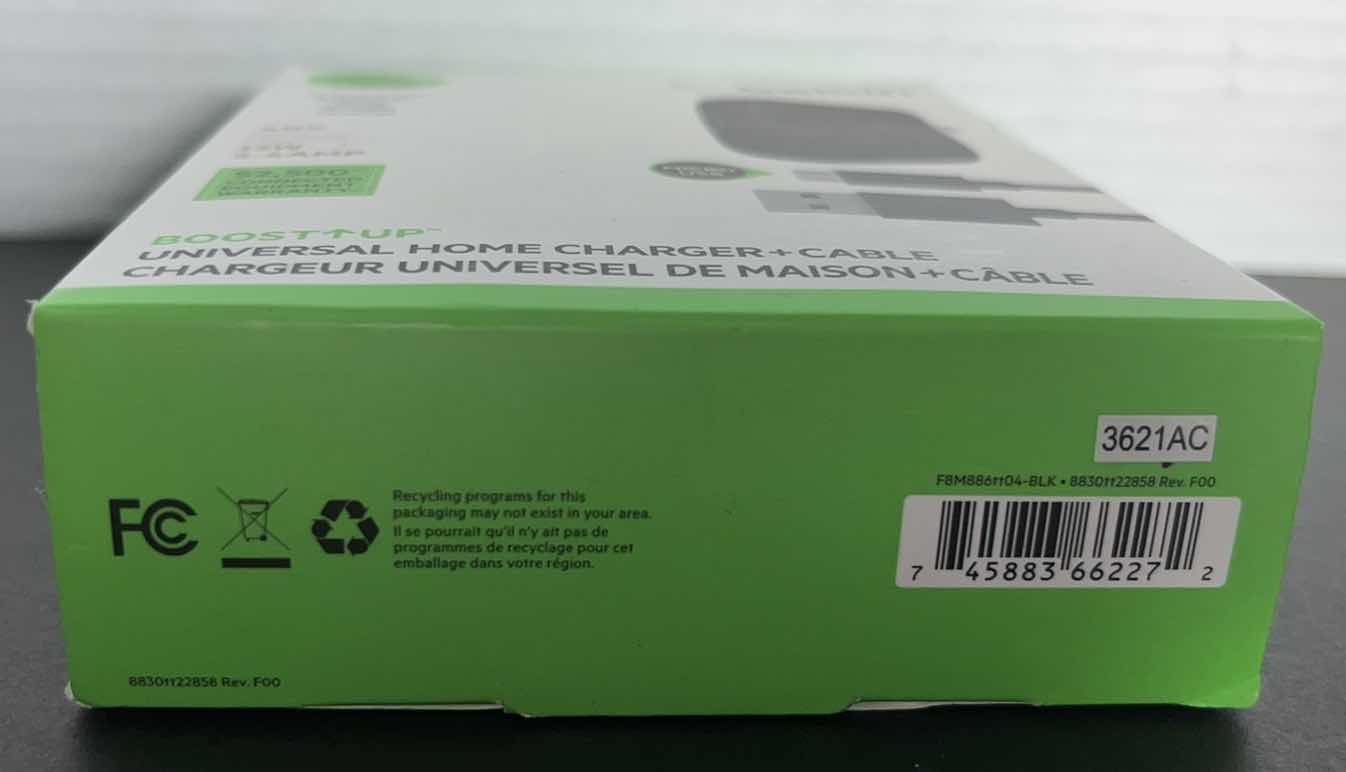Photo 1 of NEW BELKIN BOOST UP UNIVERSAL HOME CHARGER + CABLE, MICRO USB