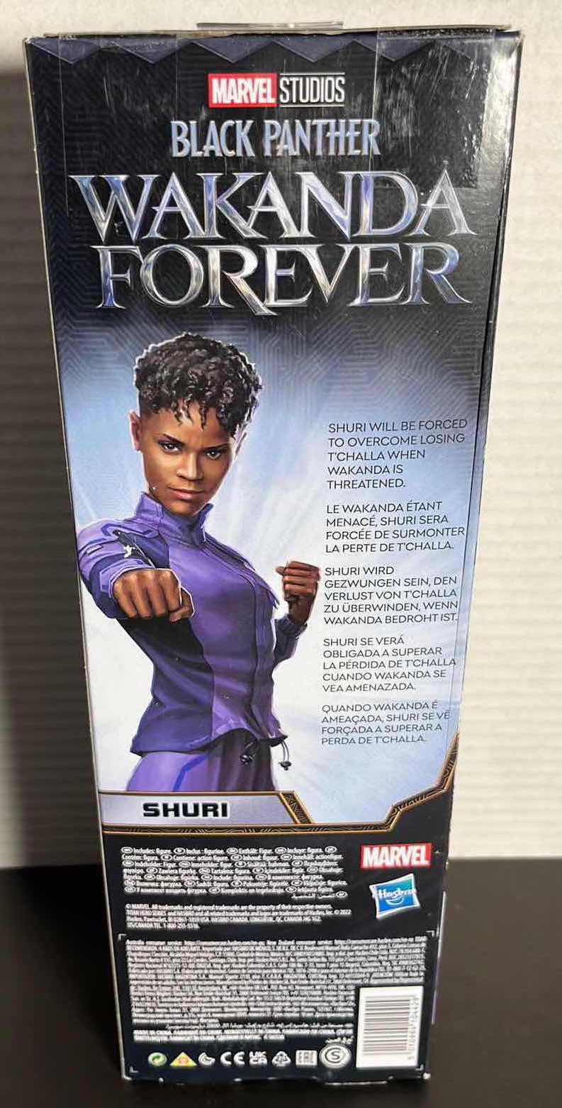 Photo 1 of NEW HASBRO MARVEL STUDIOS BLACK PANTHER WAKANDA FOREVER, 11” TITAN HERO SERIES “SHURI”