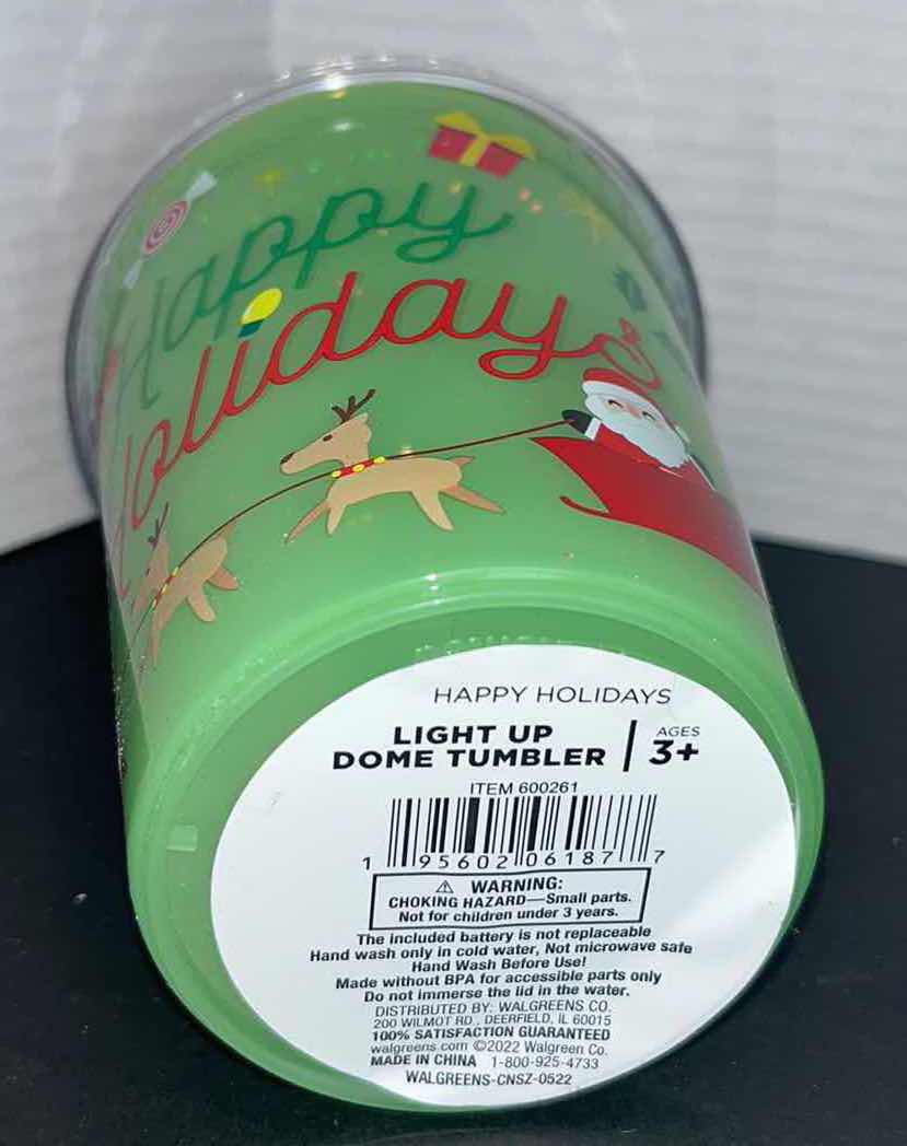 Photo 1 of NEW HOLIDAY TUMBLER CUPS (3)