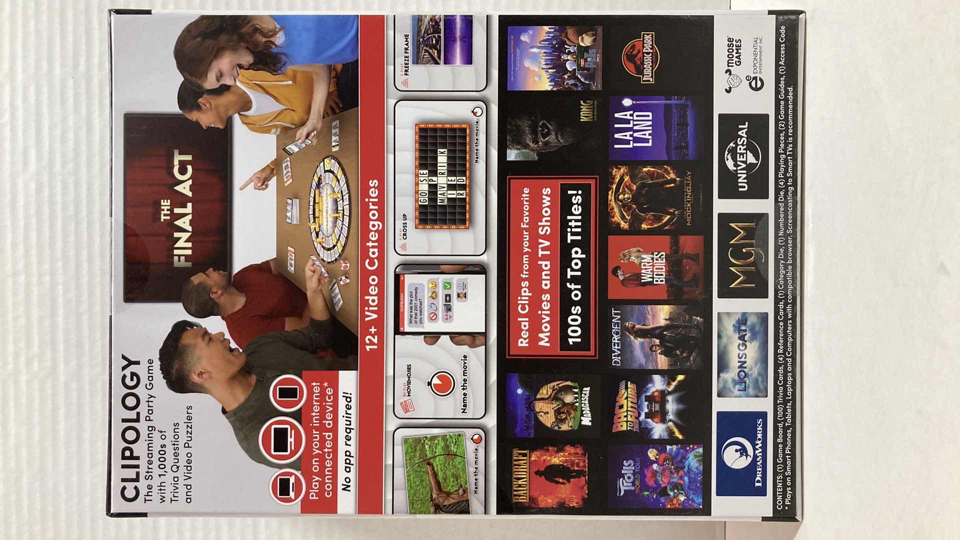 Photo 1 of NEW CLIPOLOGY THE PREMIER STREAMING BOARD GAME