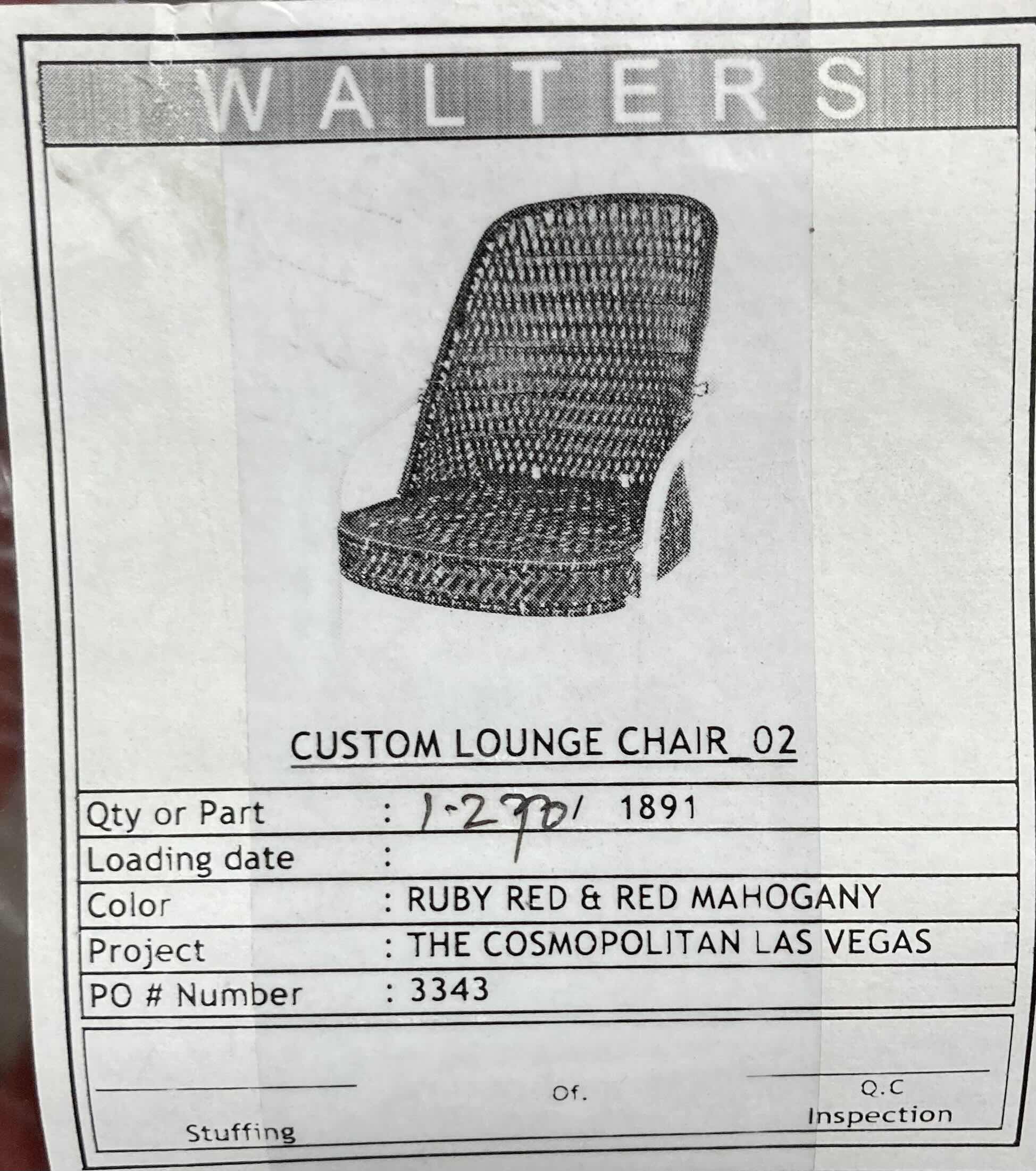 Photo 1 of NEW WALTERS WICKER OVERSIZED ALL WEATHER WOVEN WICKER RUBY RED & MAHOGANY RED FINISH METAL WHITE FRAME LOUNGE CHAIR 31” X 33” H39”