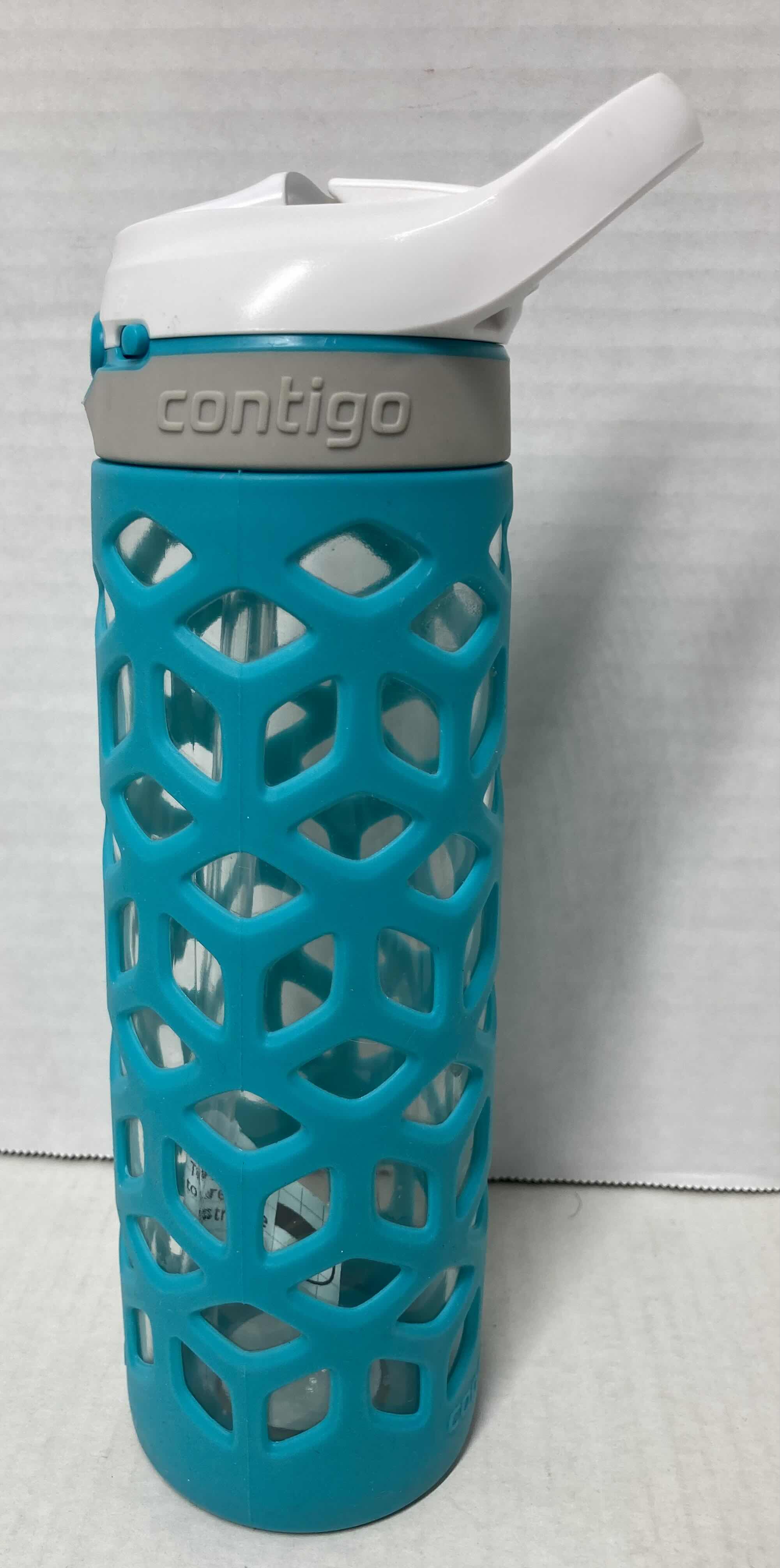 Photo 3 of NEW CONTIGO 20OZ AUTOSPOUT STRAW ASHLAND GLASS SCUBA WATER & BEVERAGE BOTTLE