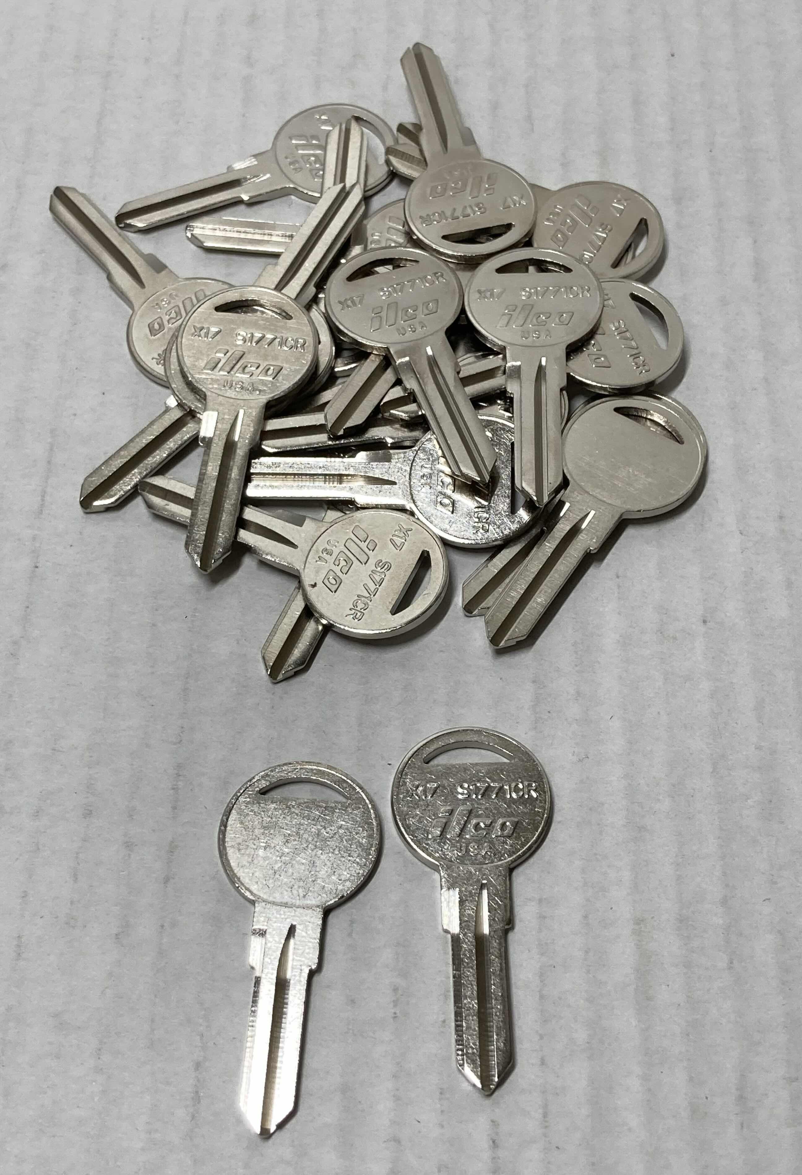 Photo 1 of NEW iLCO X17 S1771CR BLANK KEYS (25)