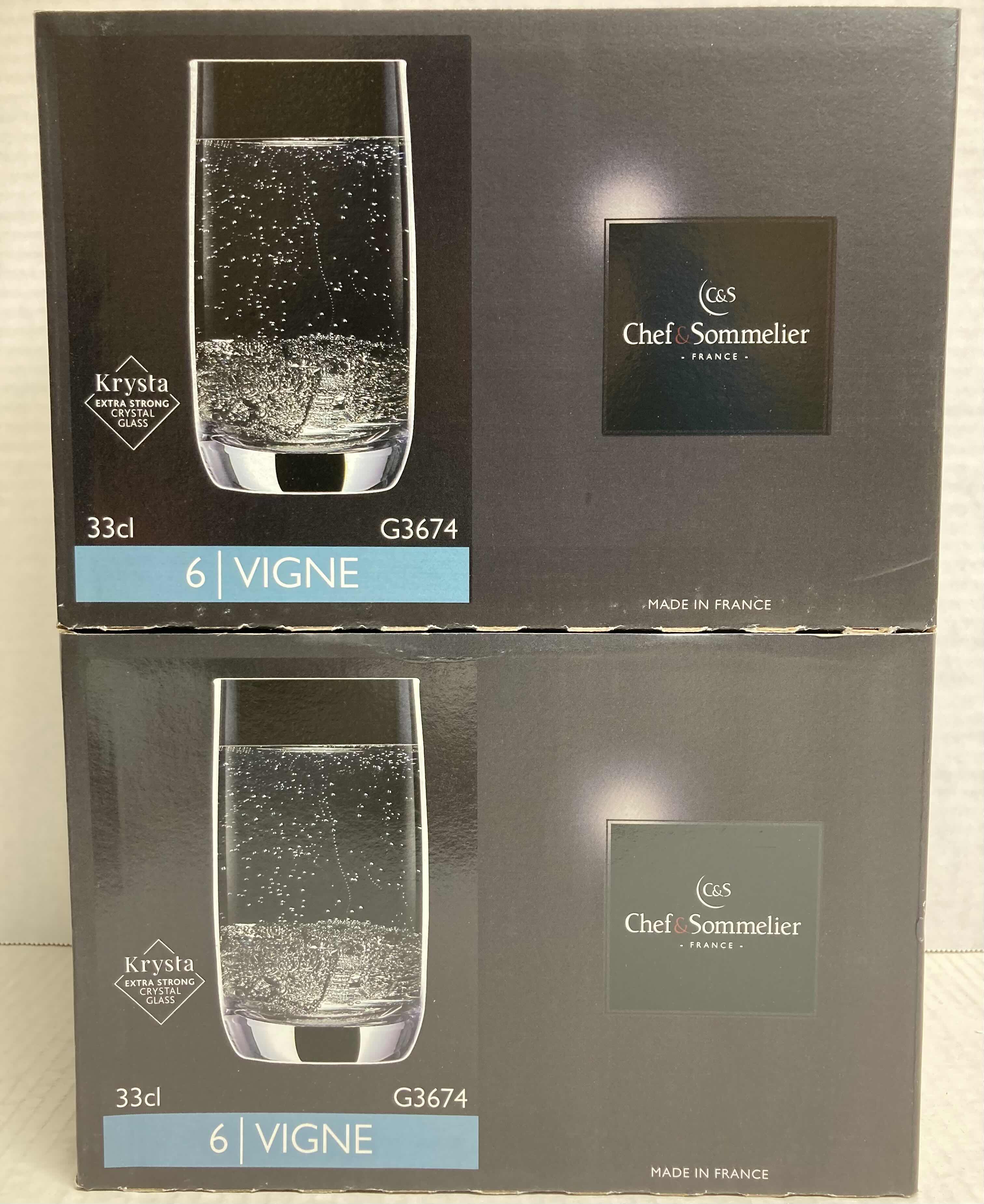 Photo 1 of NEW CHEF & SOMMELIER CABERNET SHEER 11.5OZ CRYSTAL BEVERAGE GLASSWARE 12PACK G3674 RESTAURANT GRADE 