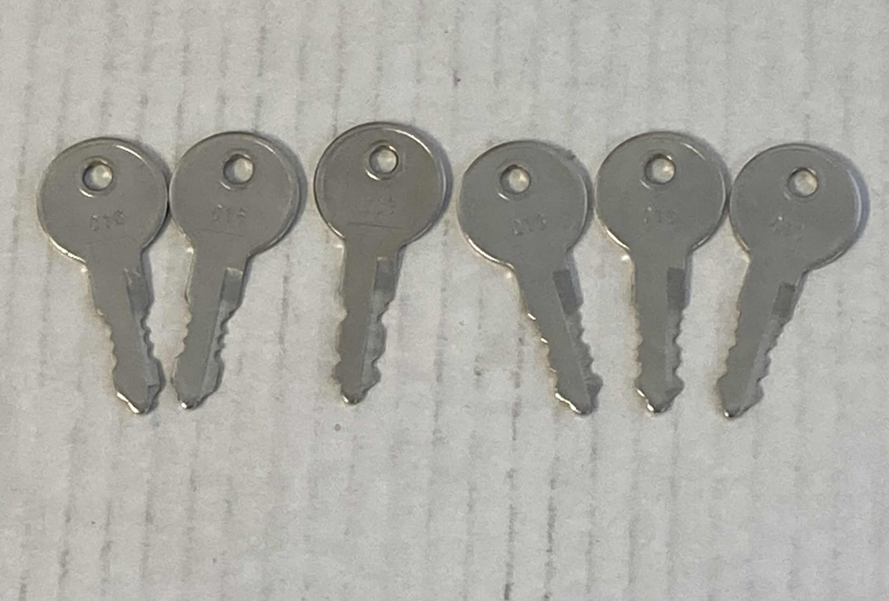 Photo 1 of NEW SPORT RACK ROOF RACK KEYS-
016 KEYS (2), 003 KEY (1), 013 KEYS (3)