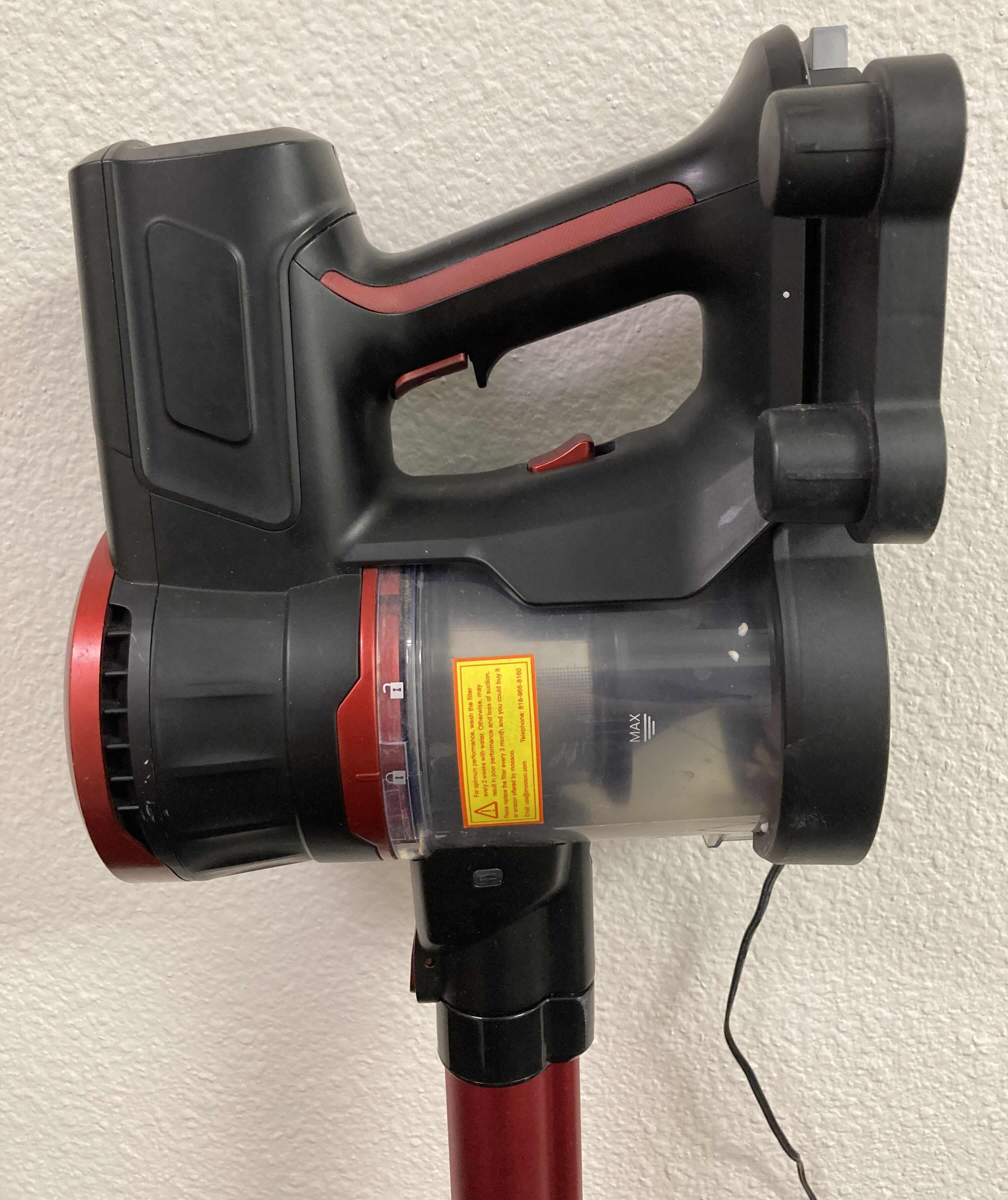 Photo 1 of MOOSOO ULTRA-QUIET CORDLESS VACUUM CLEANER W ATTACHMENTS (10) & WALL MOUNTED CHARGER MODEL K17