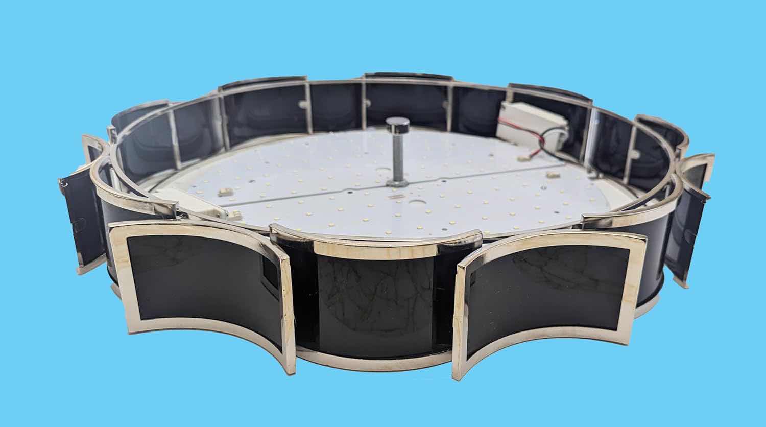 Photo 1 of NEW PROJECT LIGHT INC LED FLUSH MOUNT LIGHTS CUSTOM MADE PROJECT COSMO MODEL VEGAS LF-9402A 2PACK 20” X 20” H3”