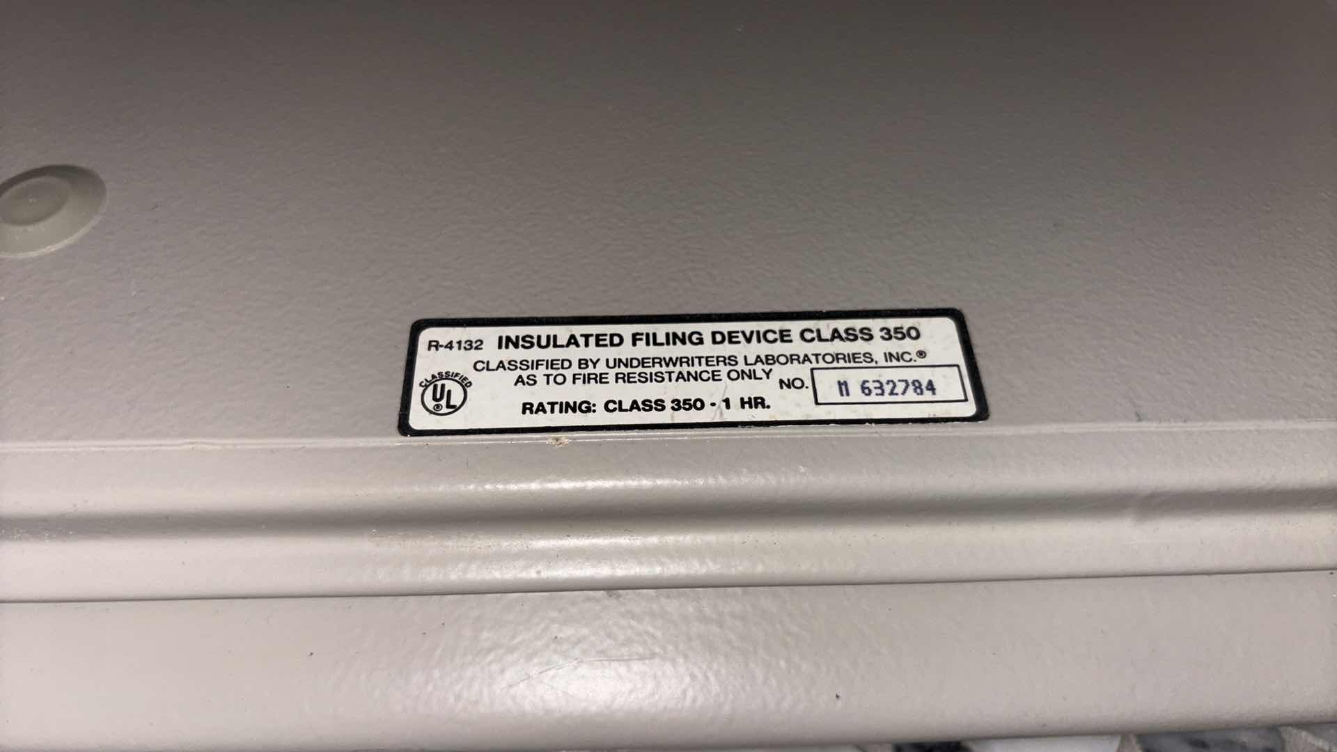 Photo 1 of SENTRY 1250 FIRE-SAFE HOME/OFFICE SAFE, RATING: CLASS 350 1HR