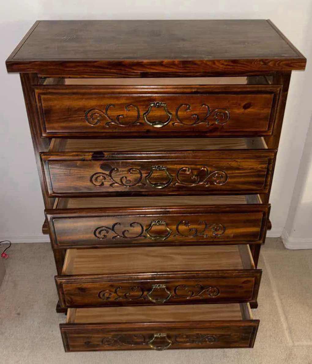 Photo 1 of LEA THE FURNITURE PEOPLE 5-DRAWER MID-CENTURY STYLE WOODDRESSER 18” X 36” H48”